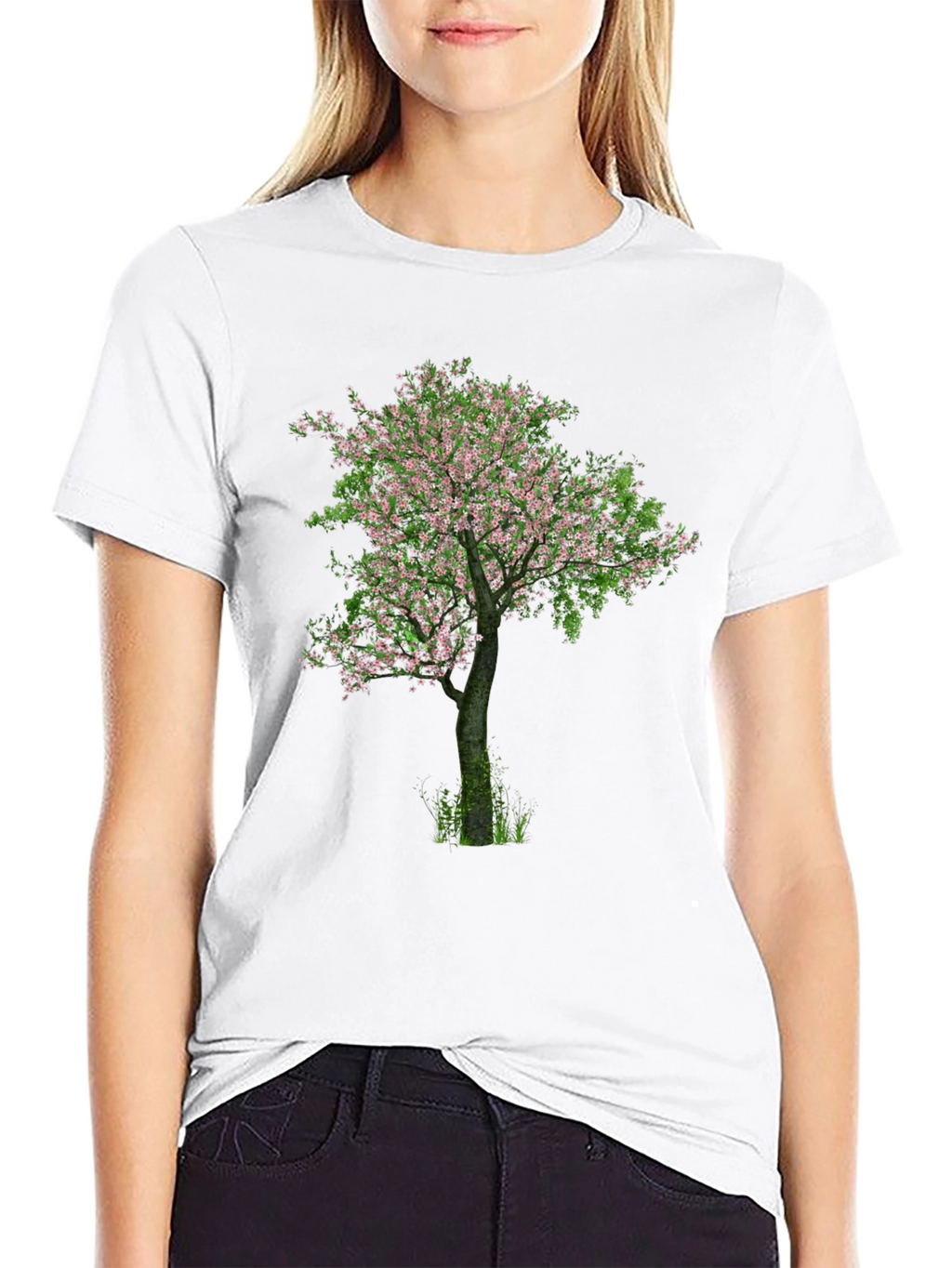 Blossom Tree Black T-Shirt