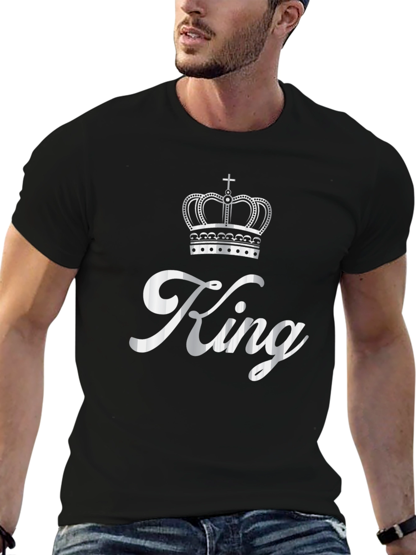 King Crown Graphic Print T-Shirt