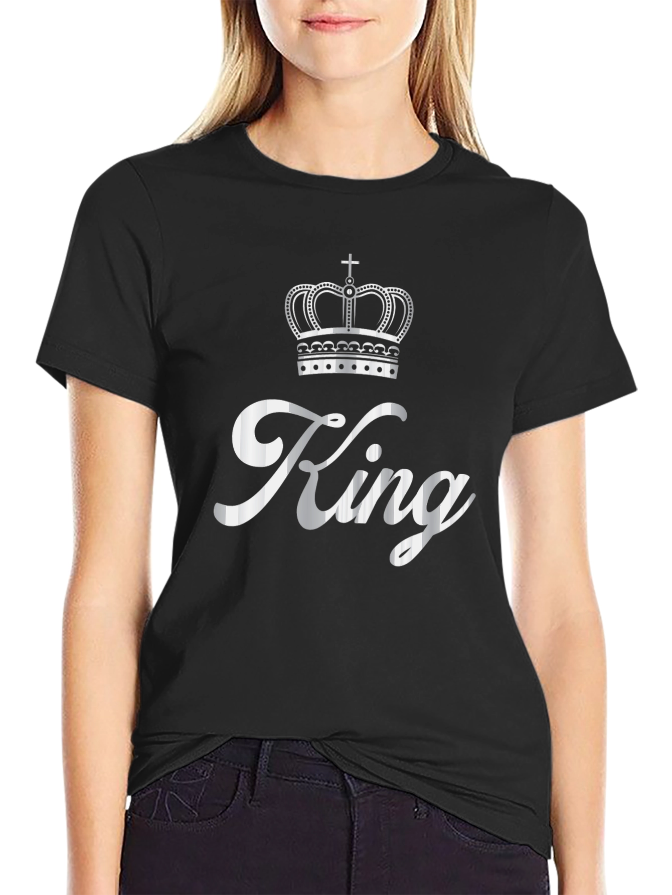 King Crown Graphic Print T-Shirt