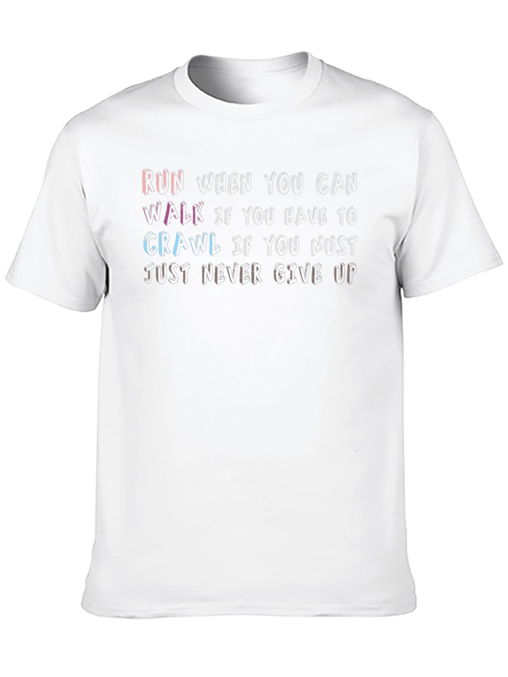 Inspirational Motivational Quote Black T-Shirt