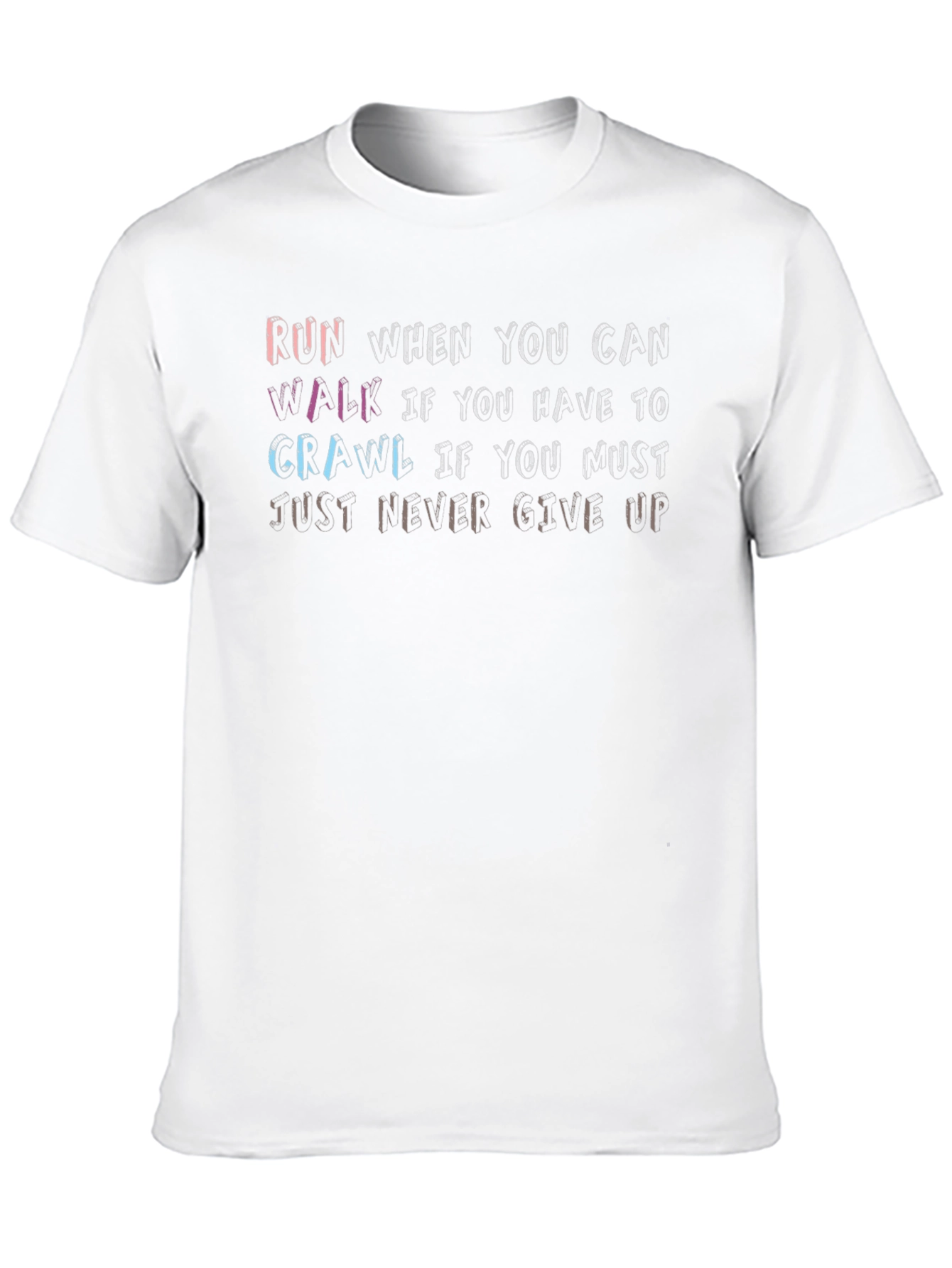 Inspirational Motivational Quote Black T-Shirt