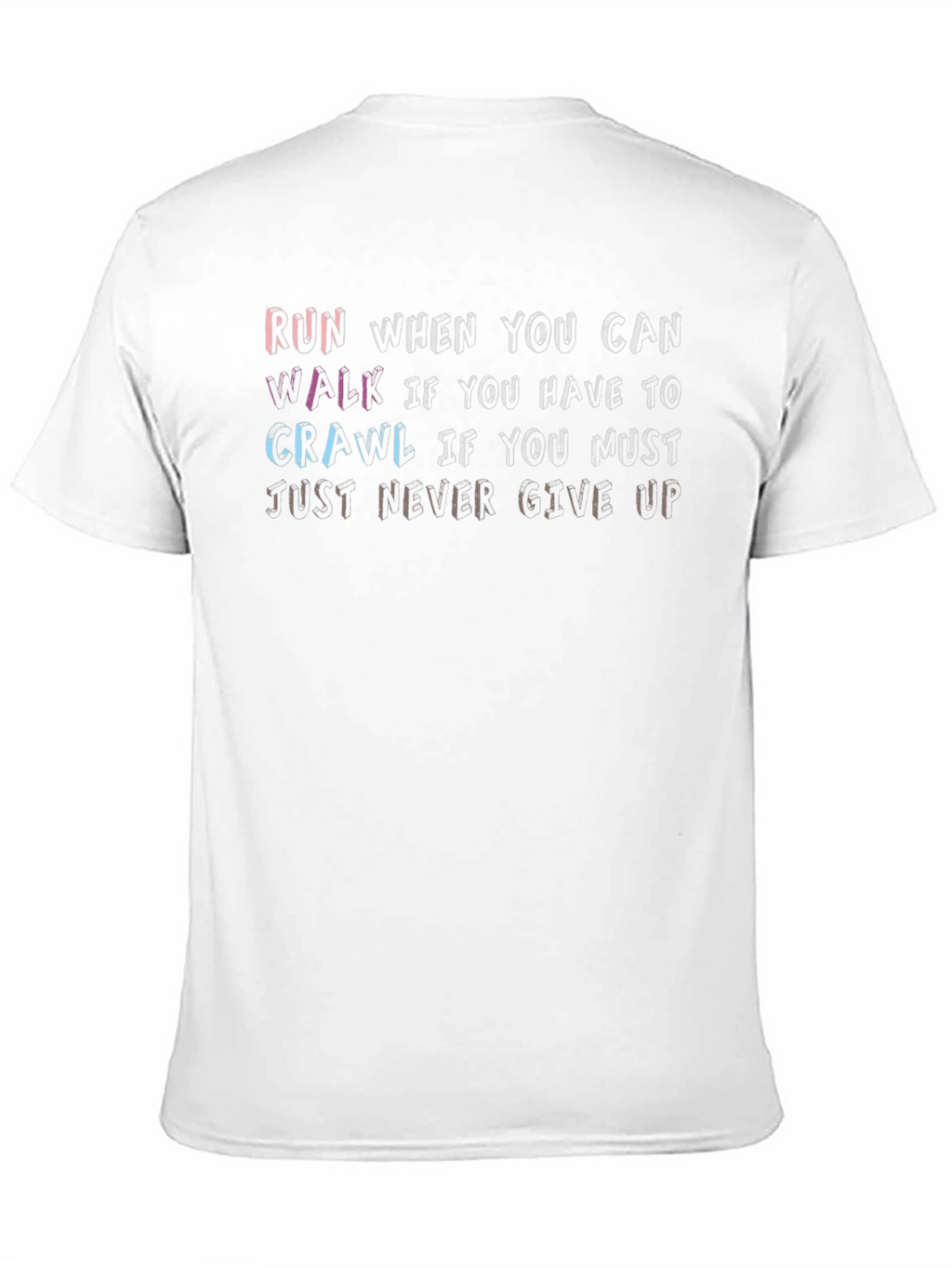 Inspirational Motivational Quote Black T-Shirt