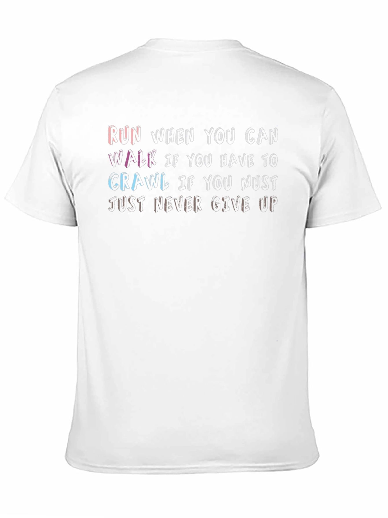 Inspirational Motivational Quote Black T-Shirt