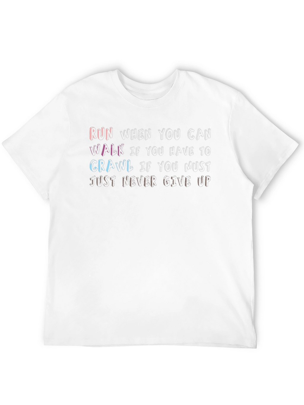 Inspirational Motivational Quote Black T-Shirt