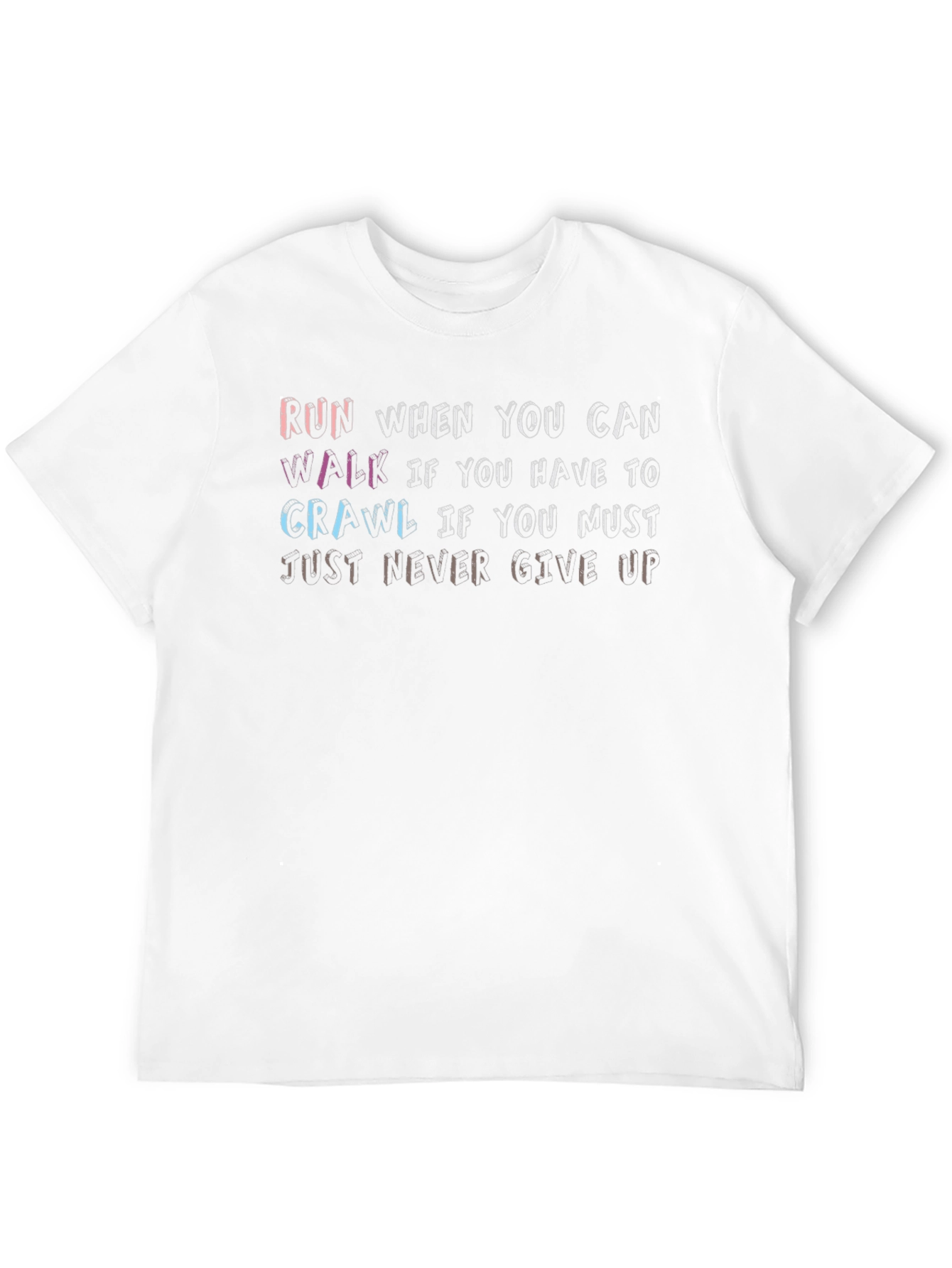 Inspirational Motivational Quote Black T-Shirt
