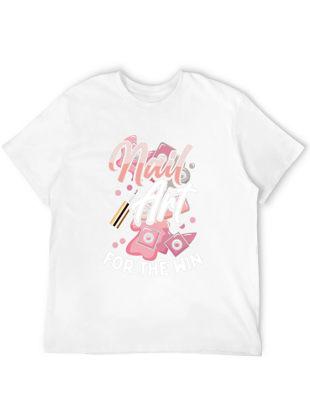 Nail Art for the Win Black T-Shirt
