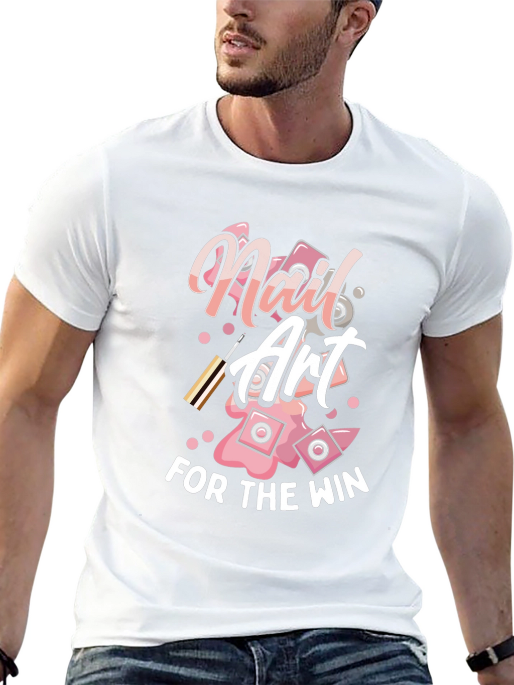 Nail Art for the Win Black T-Shirt