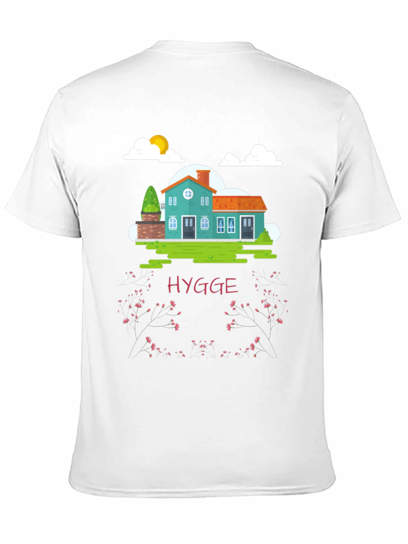 Hygge House Black T-Shirt - Cozy Comfort