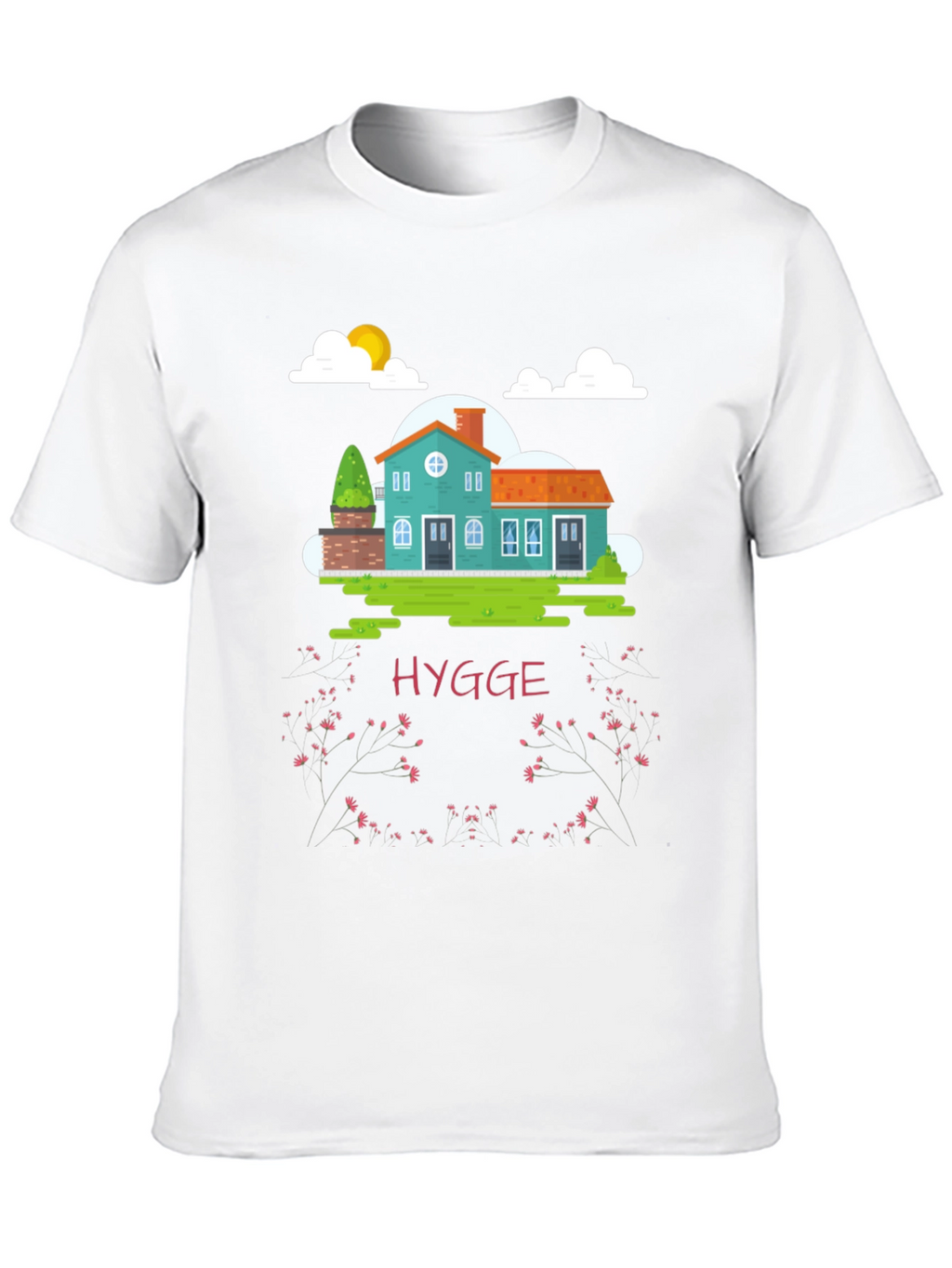 Hygge House Black T-Shirt - Cozy Comfort