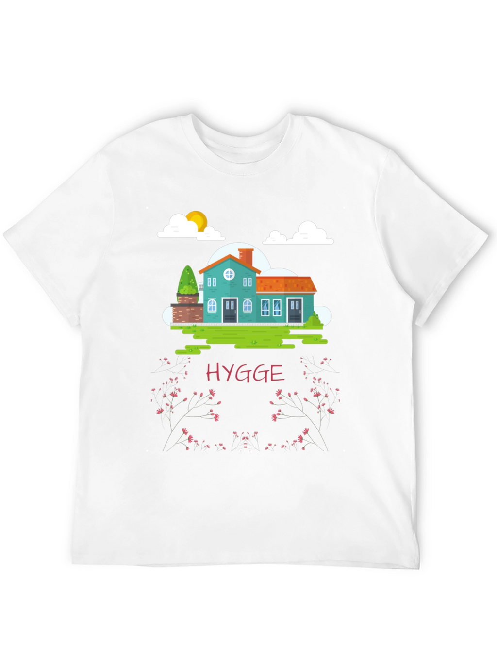 Hygge House Black T-Shirt - Cozy Comfort