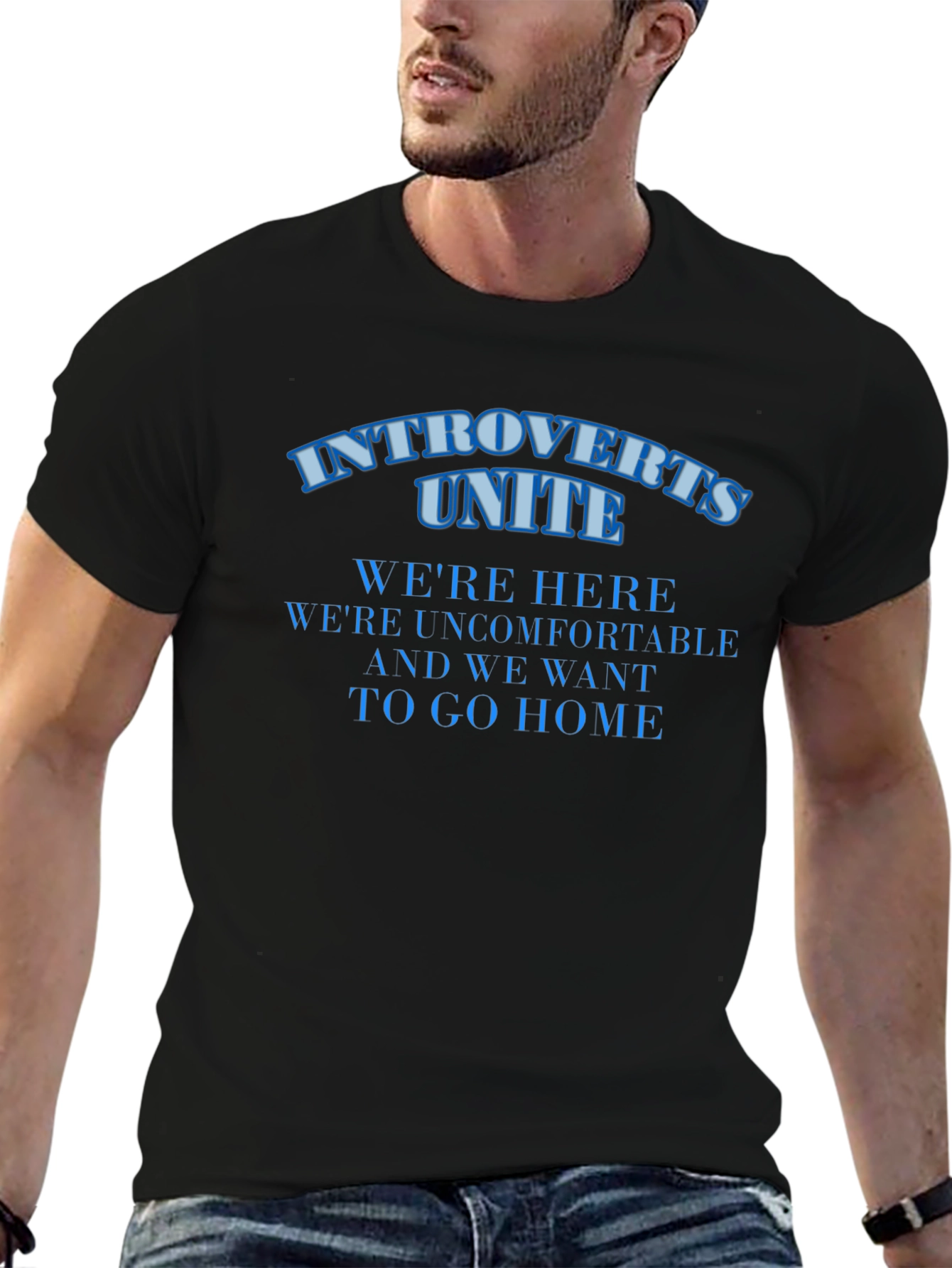 Introverts Unite Graphic T-Shirt