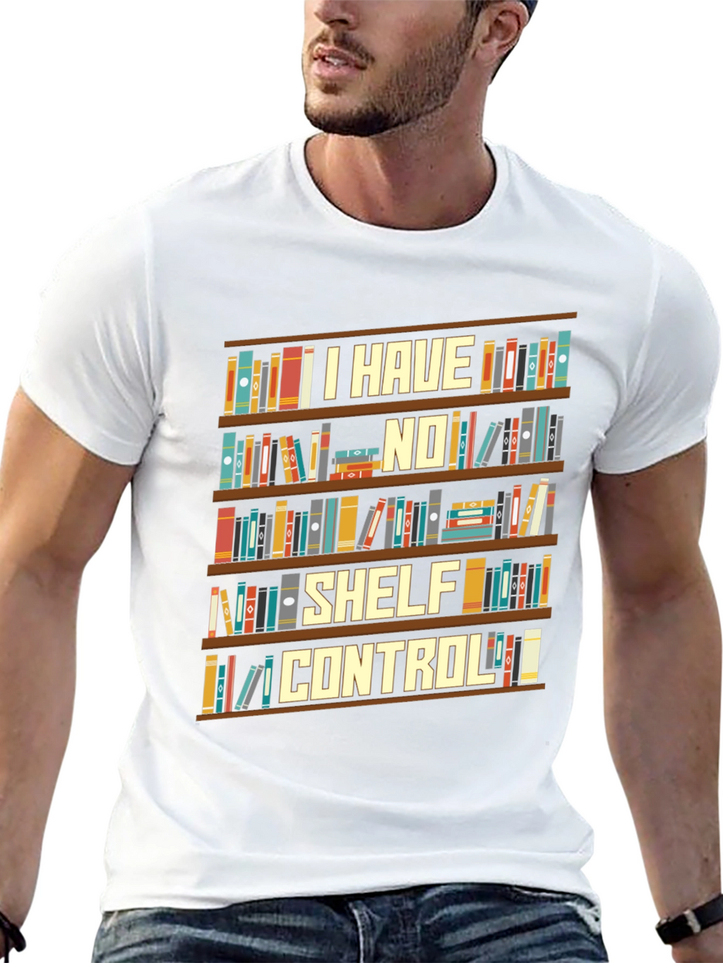 I Have No Shelf Control Book Lover T-Shirt