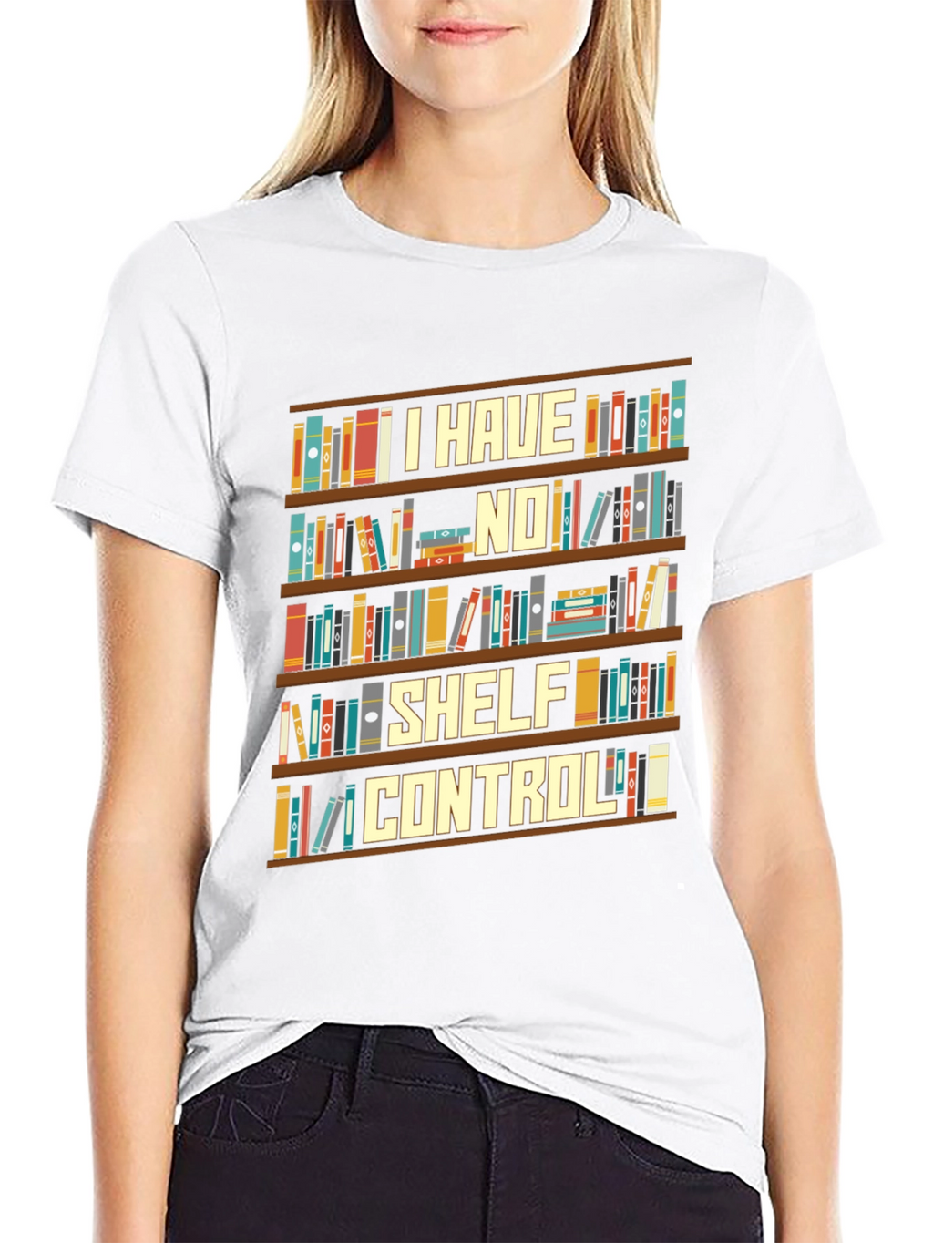 I Have No Shelf Control Book Lover T-Shirt