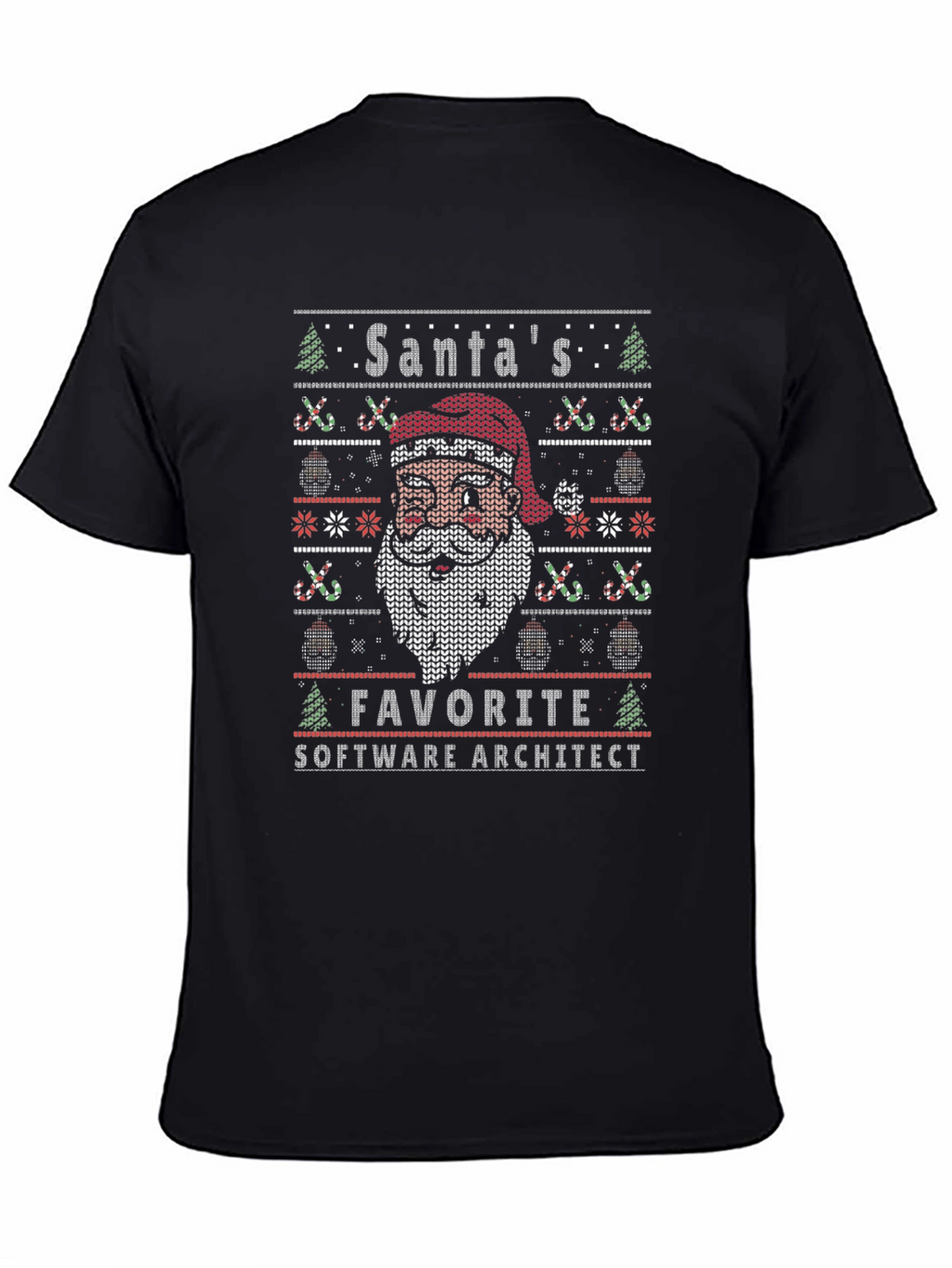 Santas Favorite Software Architect Ugly Christmas T-Shirt