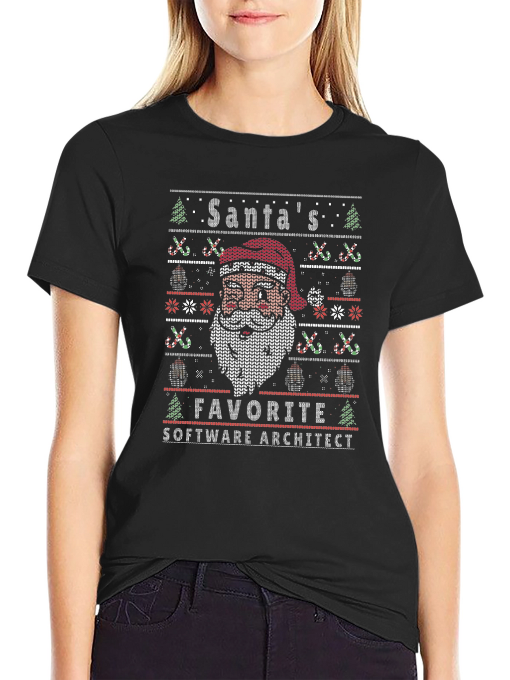 Santas Favorite Software Architect Ugly Christmas T-Shirt