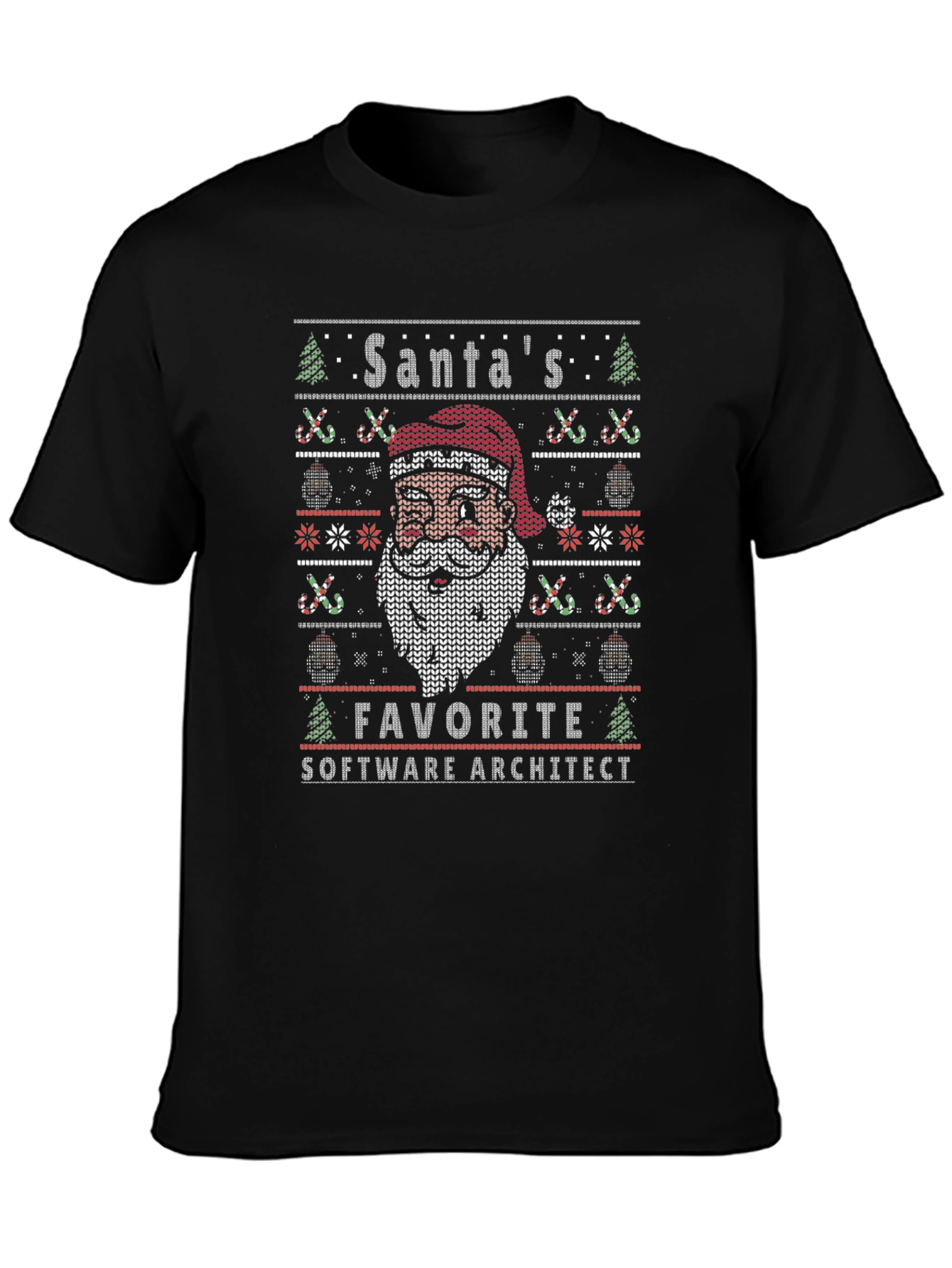 Santas Favorite Software Architect Ugly Christmas T-Shirt