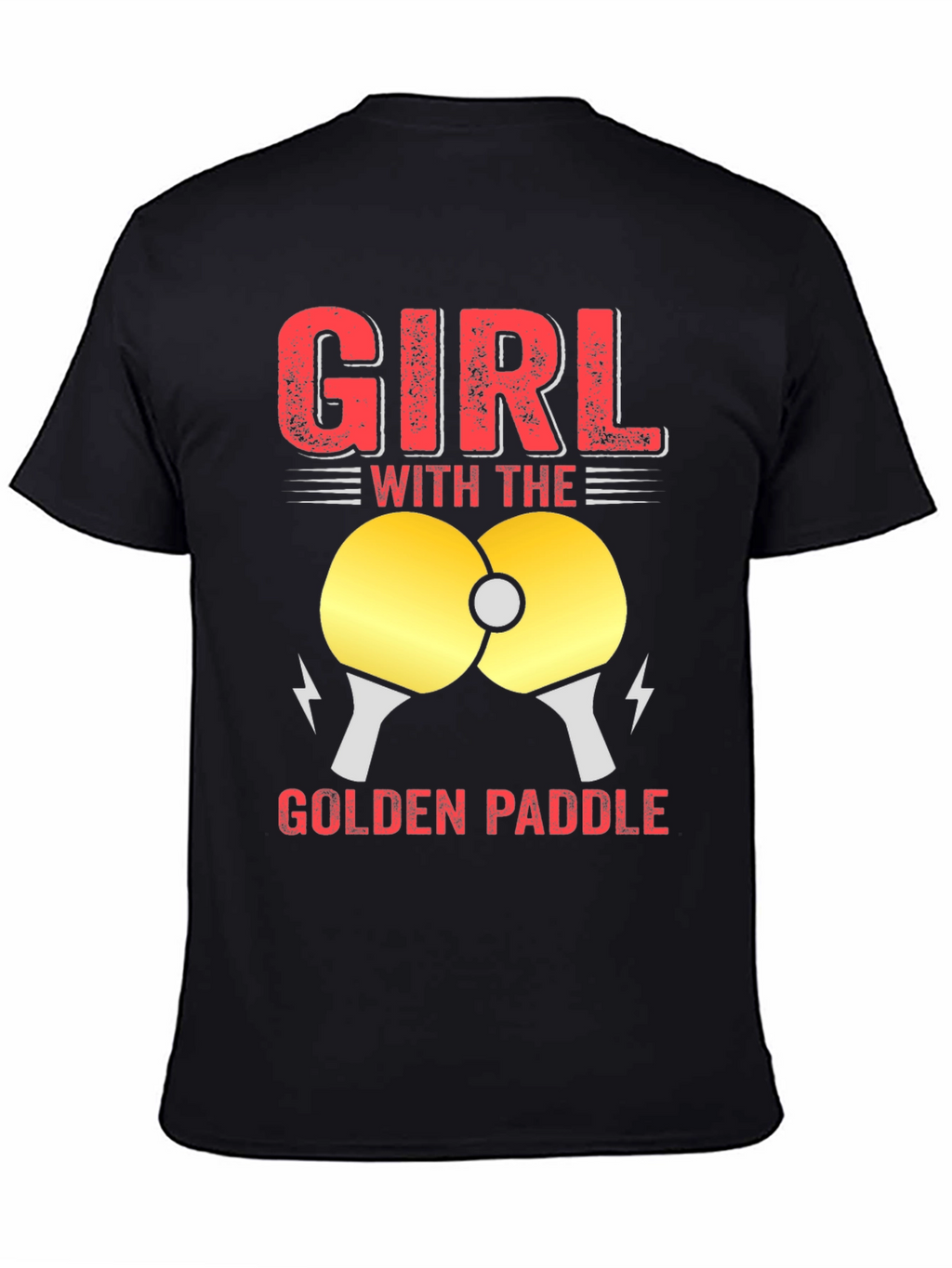 Girl with the Golden Paddle T-Shirt