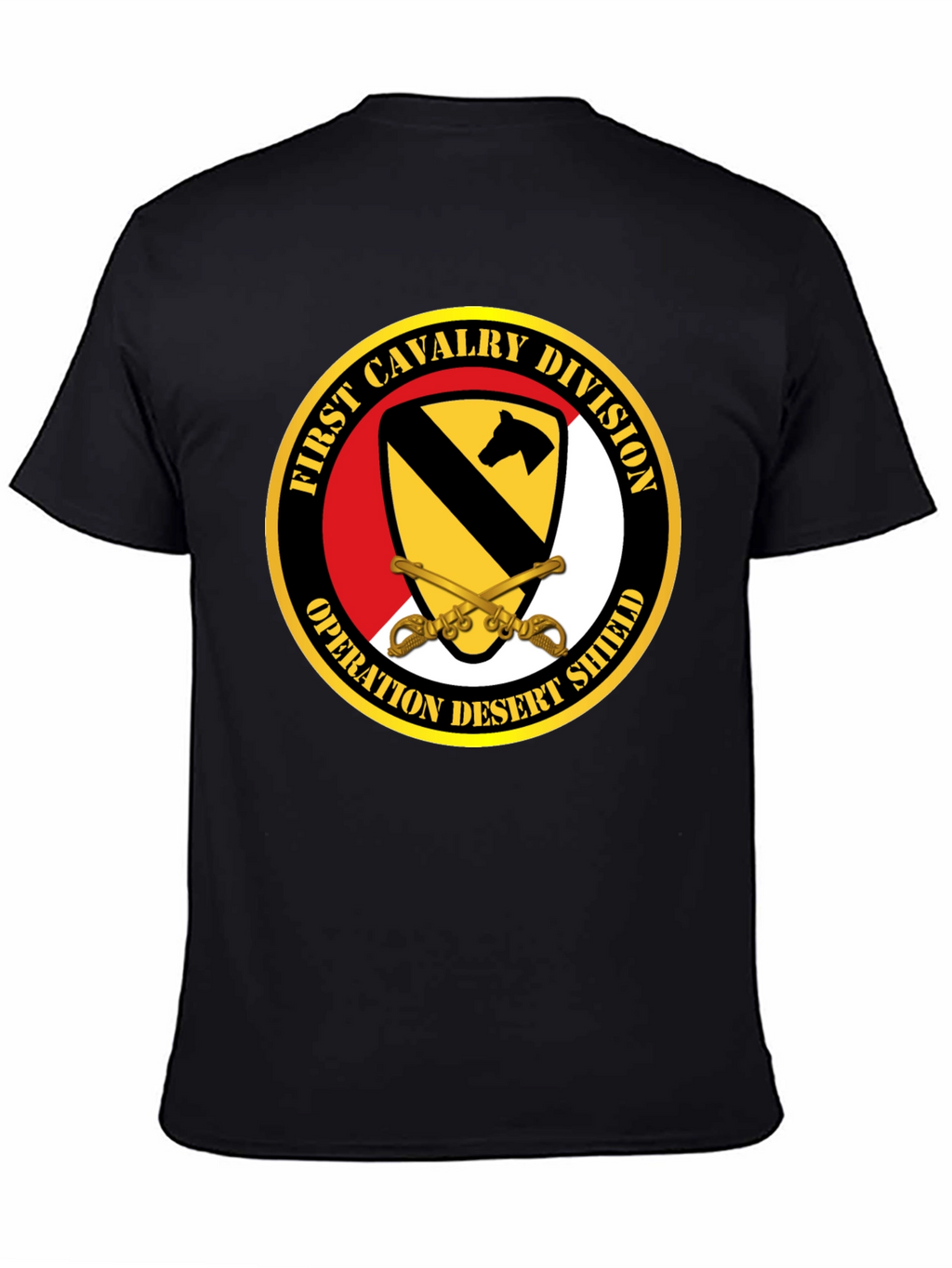 First Cavalry Division Operation Desert Shield T-Shirt