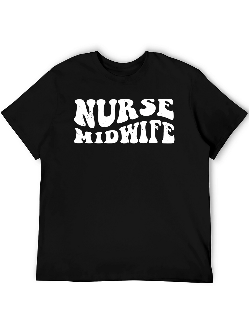 Nurse Midwife Graphic T-Shirt - Black