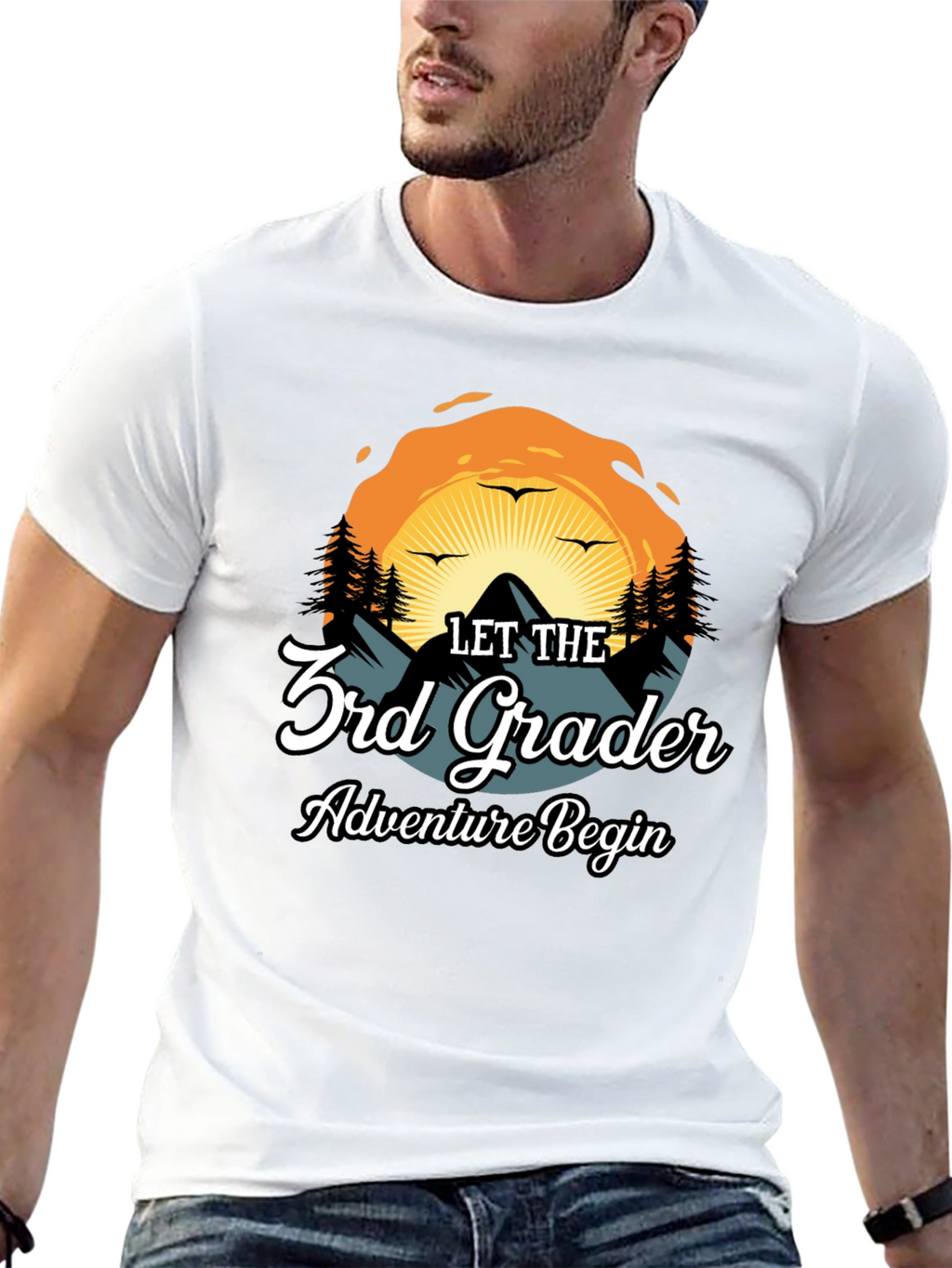 3rd Grade Adventure Begins Graphic T-Shirt