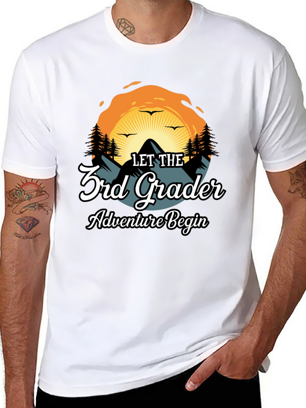 3rd Grade Adventure Begins Graphic T-Shirt