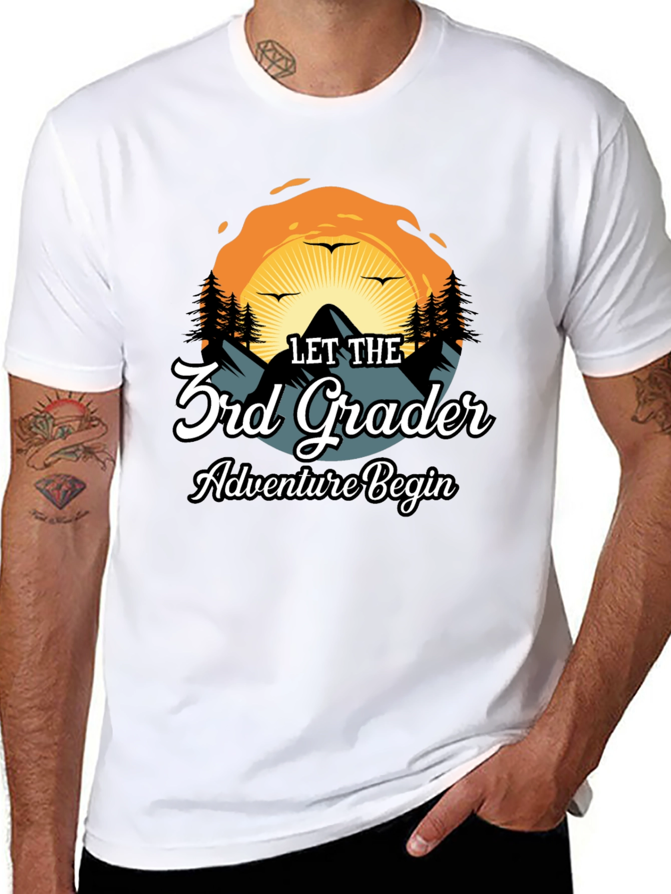 3rd Grade Adventure Begins Graphic T-Shirt