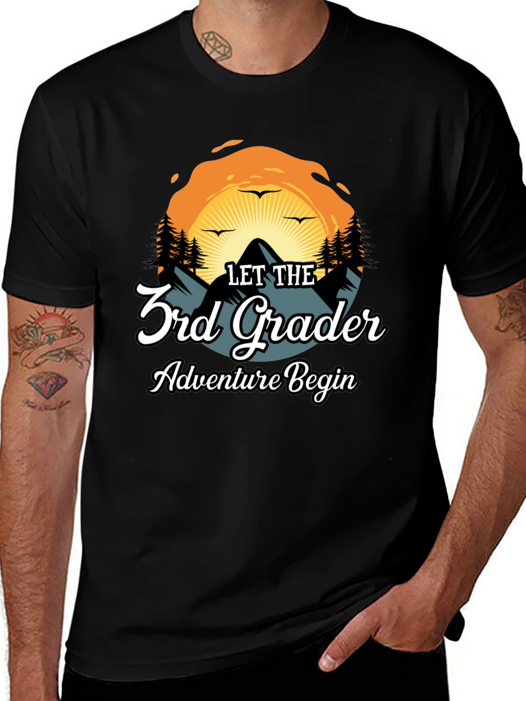 3rd Grade Adventure Begins Graphic T-Shirt