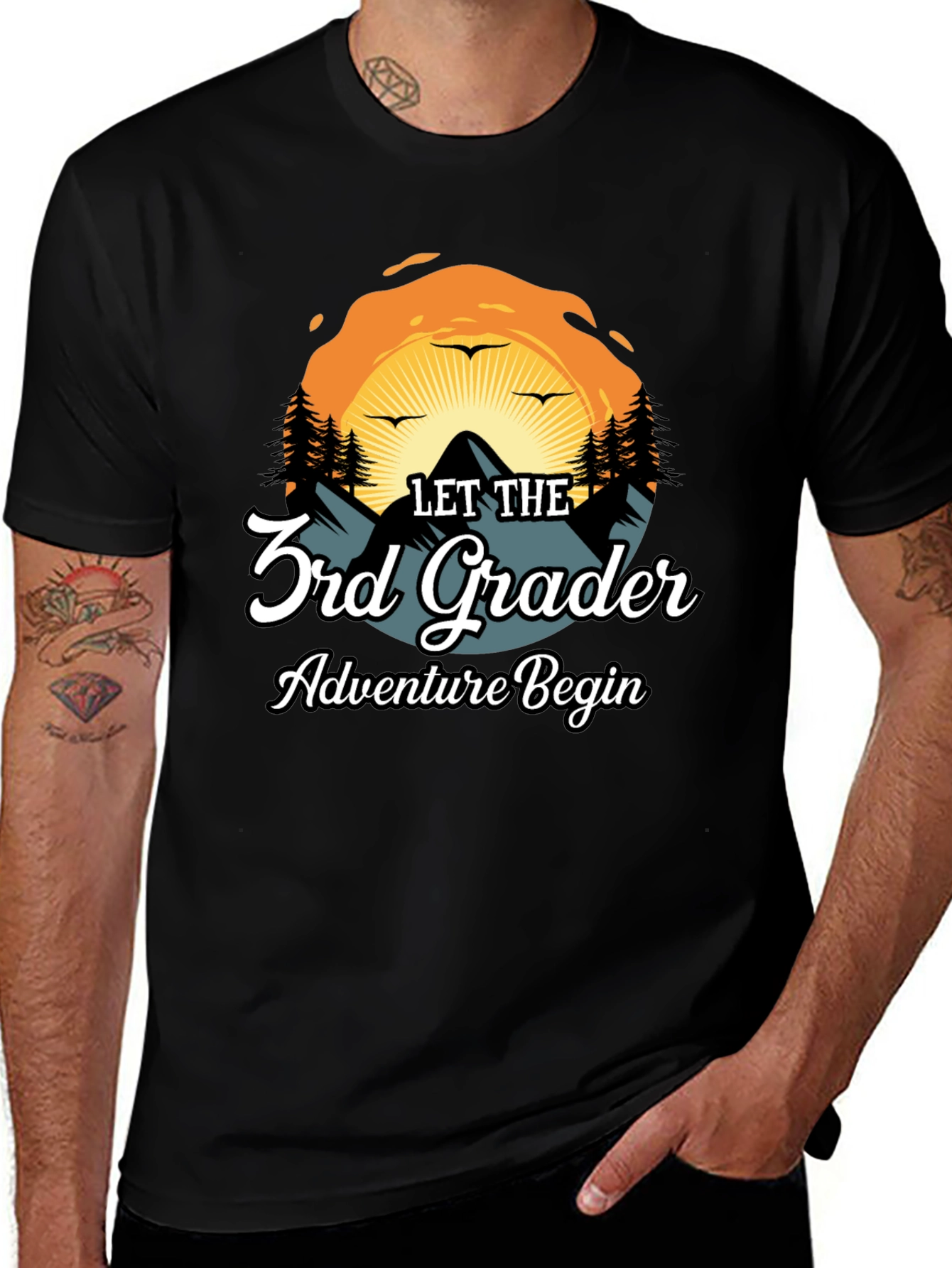 3rd Grade Adventure Begins Graphic T-Shirt