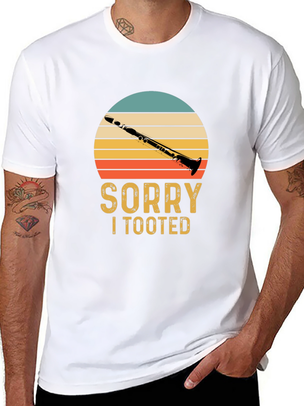 Sorry I Tooted Clarinet T-Shirt