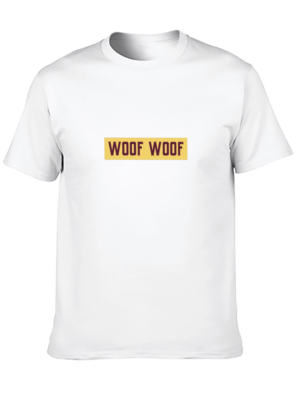 Woof Woof Graphic Tee - Black Cotton T-Shirt