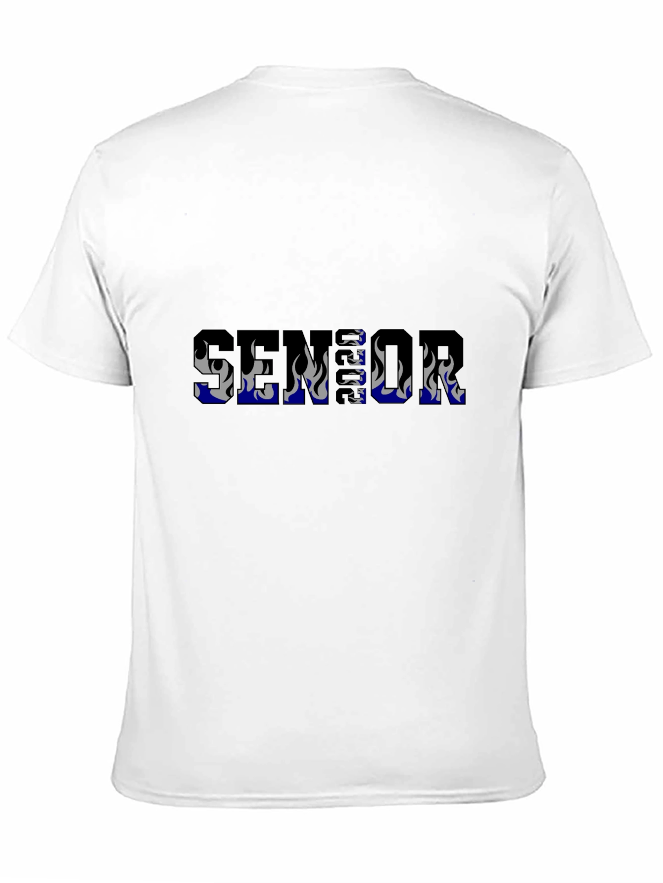 Senior Flame Graphic T-Shirt