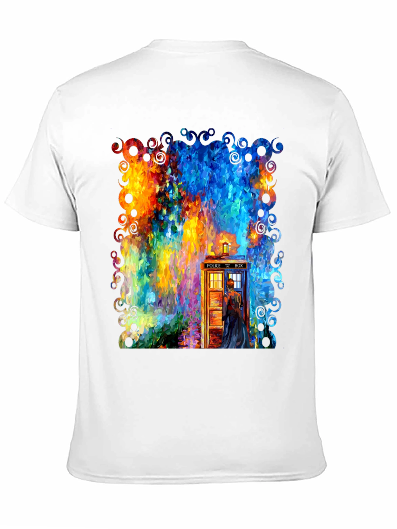 Whimsical TARDIS Graphic Tee