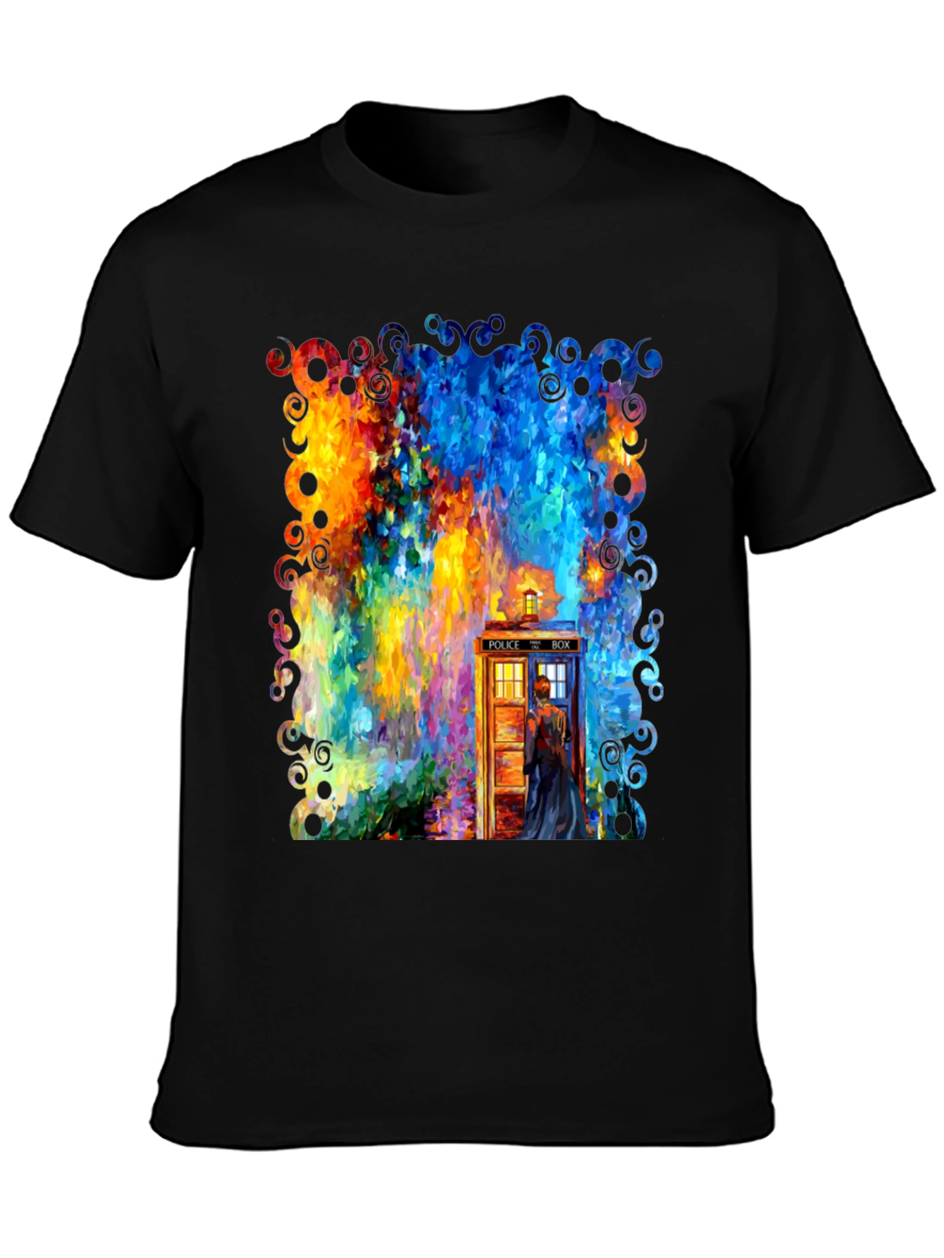 Whimsical TARDIS Graphic Tee