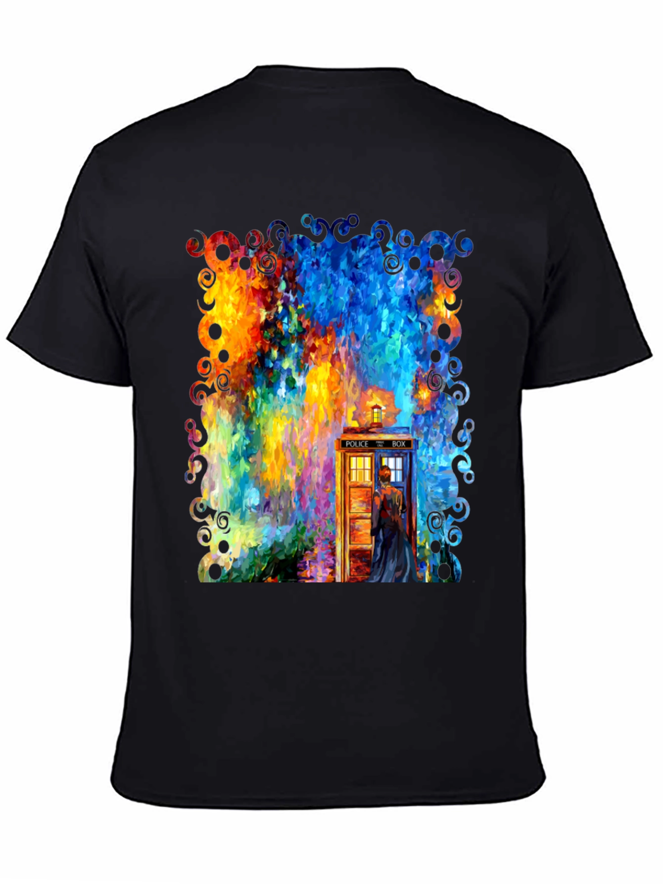 Whimsical TARDIS Graphic Tee