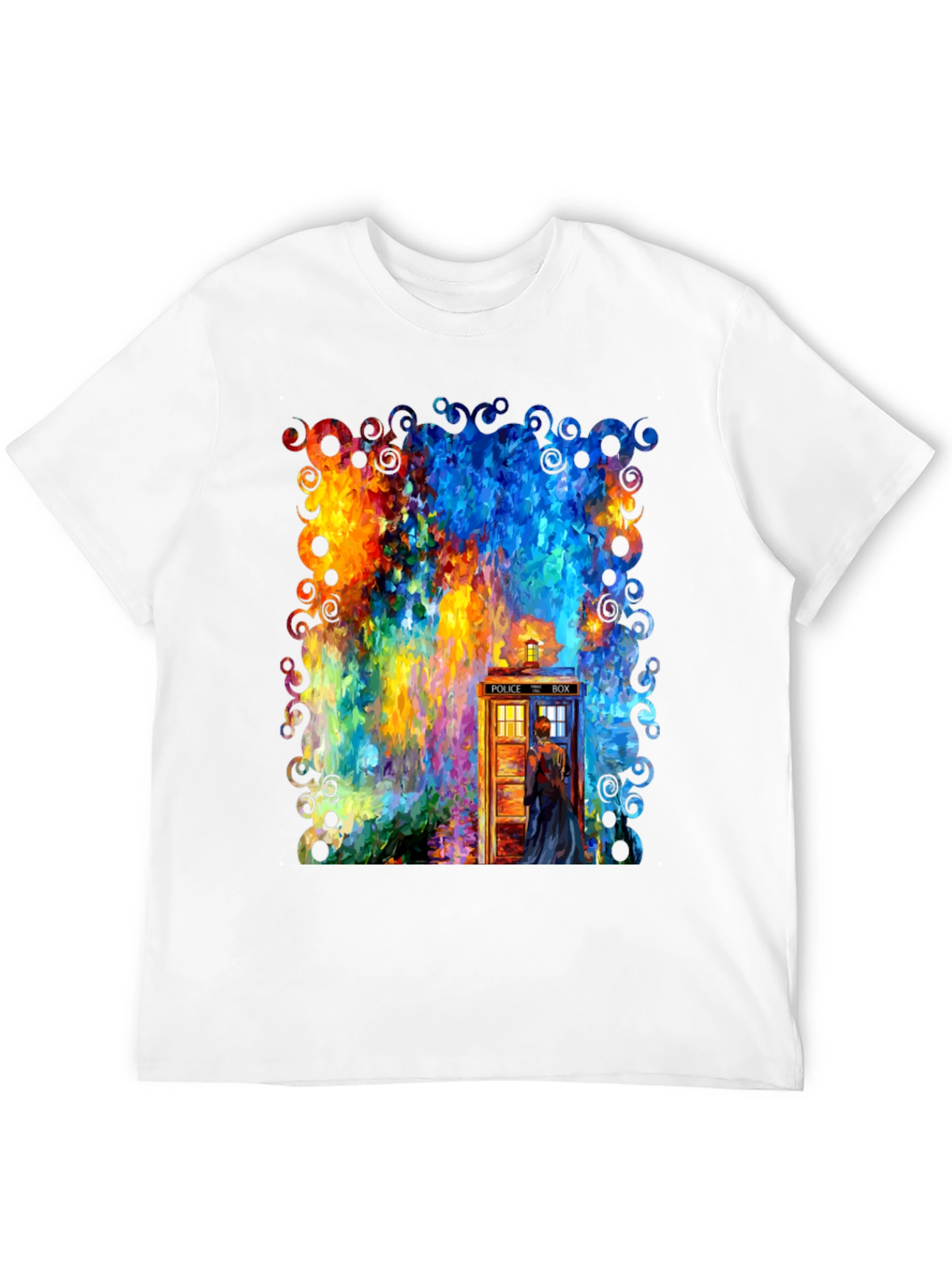 Whimsical TARDIS Graphic Tee
