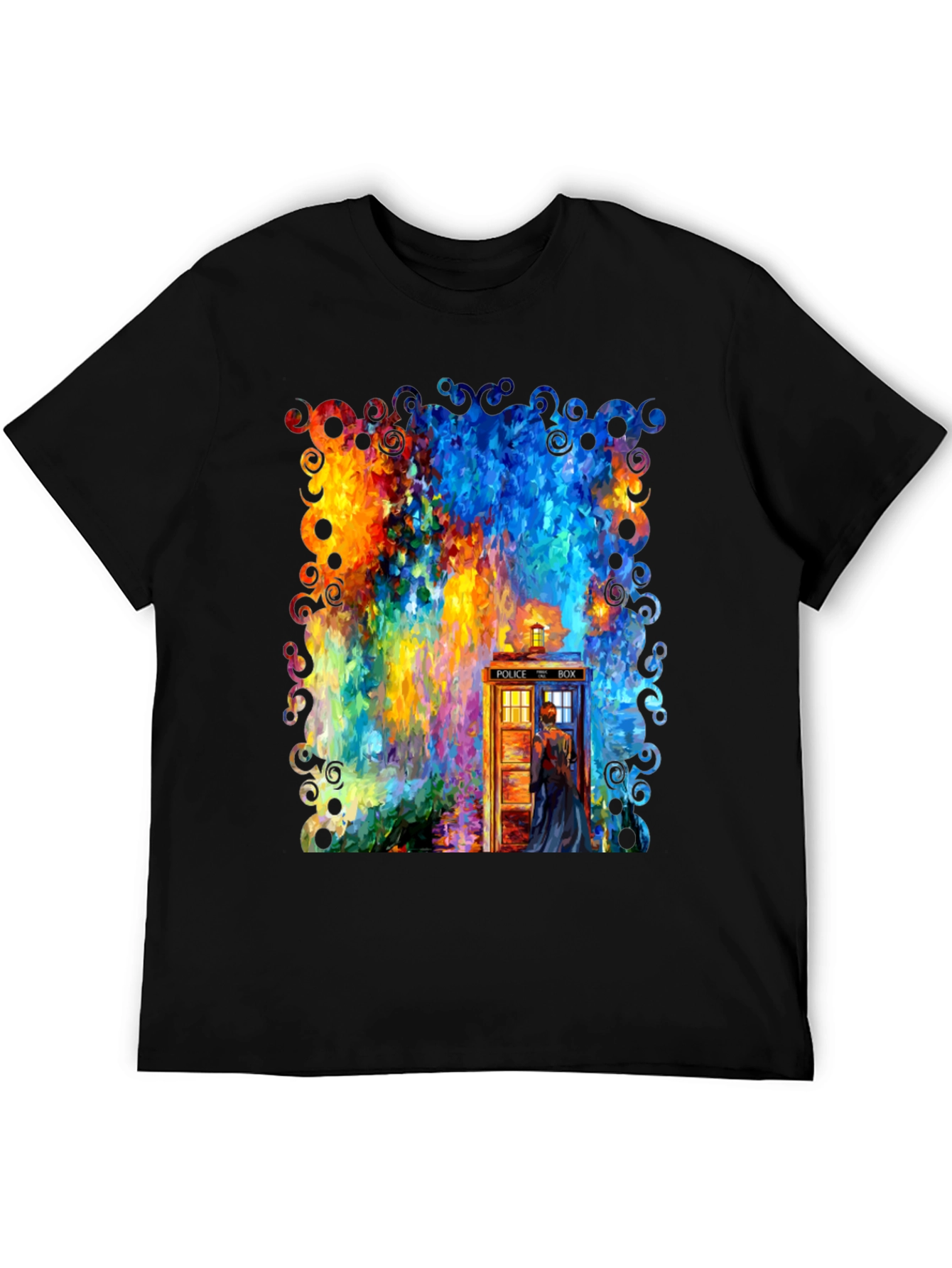 Whimsical TARDIS Graphic Tee