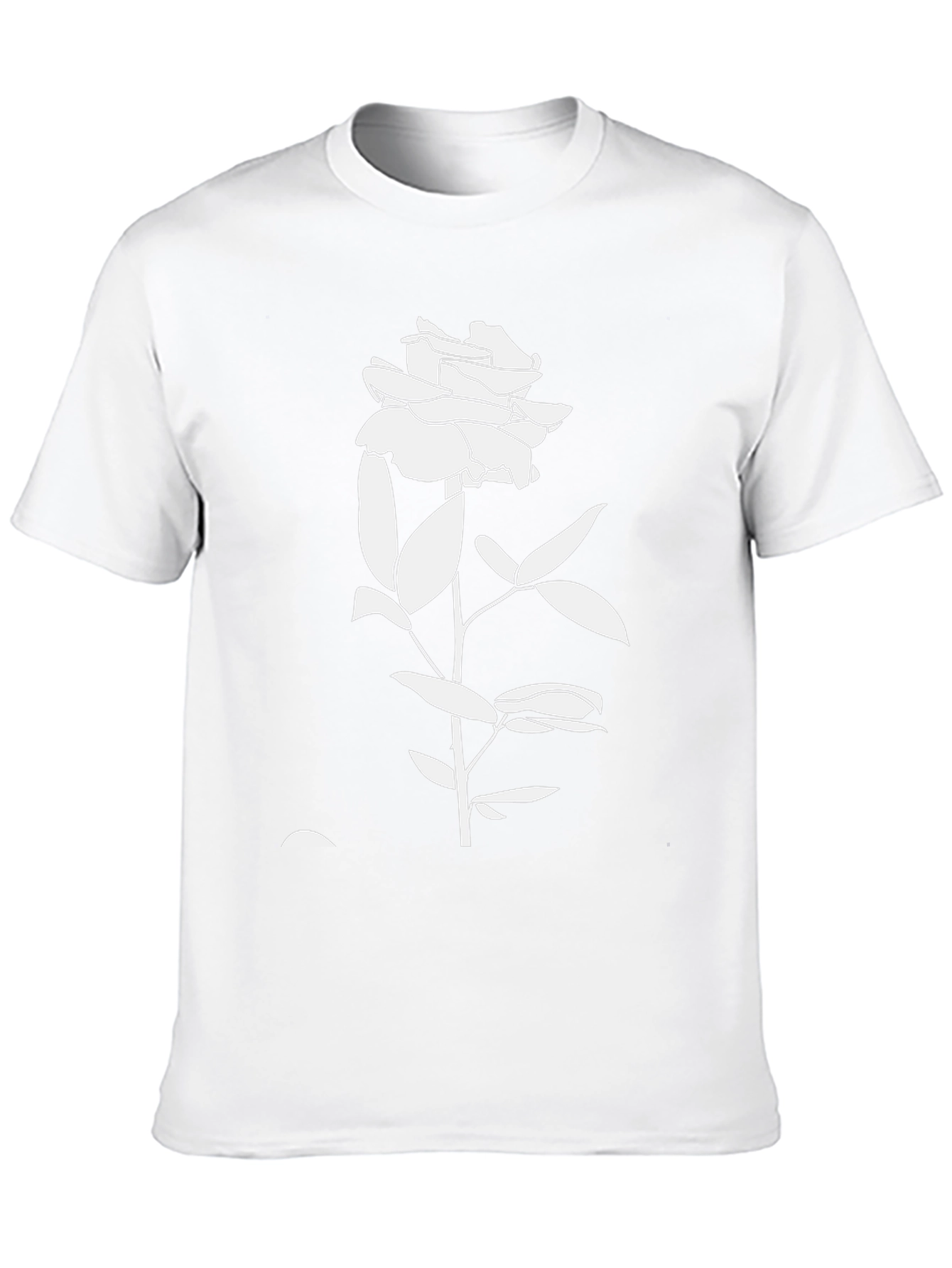Black Rose Graphic Tee - Stylish & Comfortable