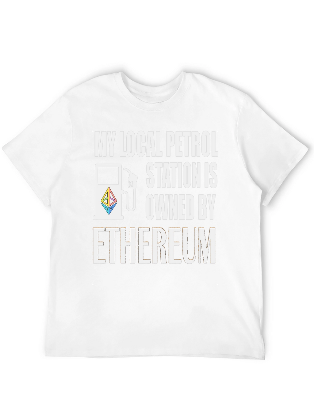 Ethereum Petrol Station T-Shirt - Crypto Fan Apparel