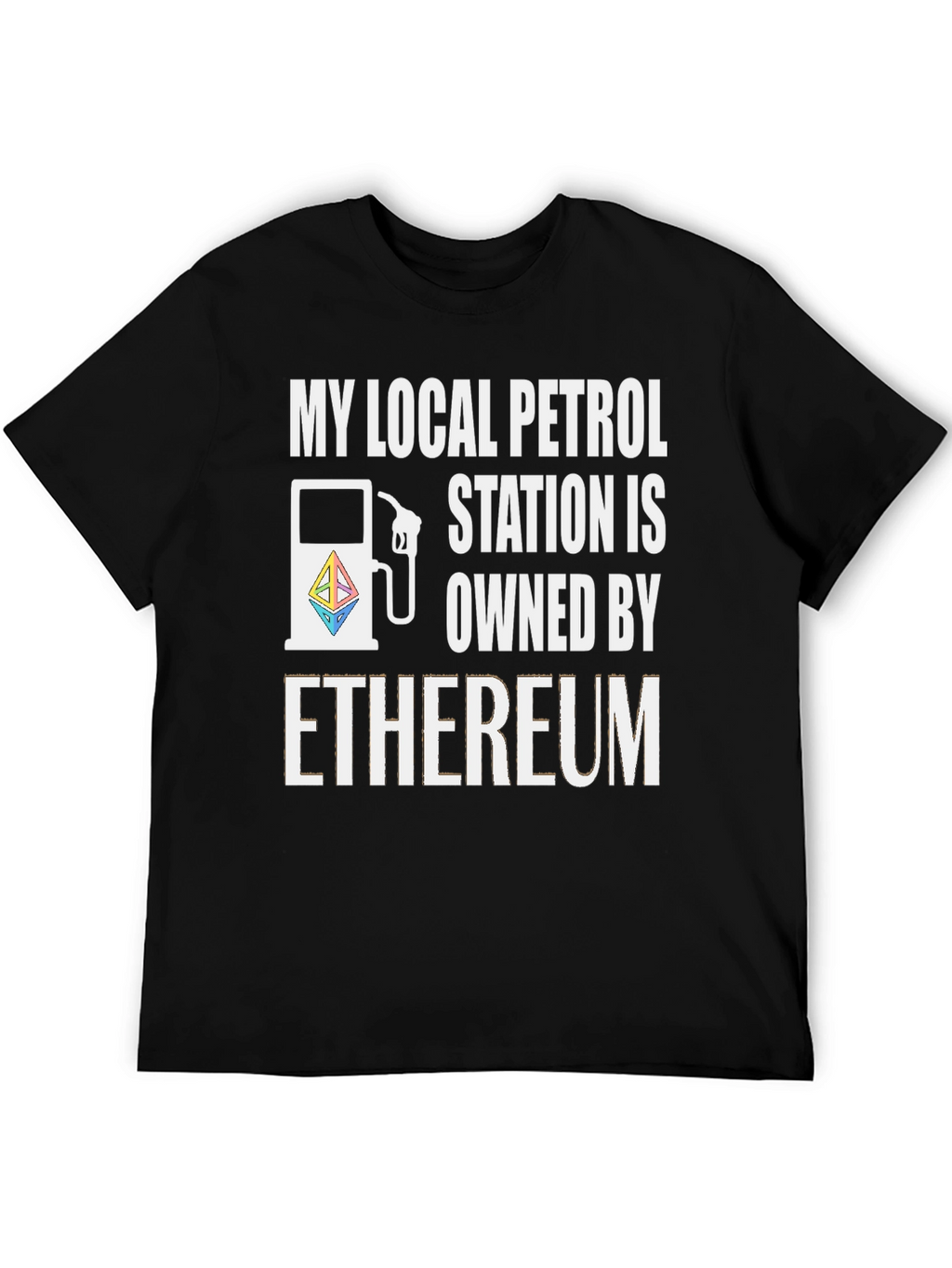 Ethereum Petrol Station T-Shirt - Crypto Fan Apparel
