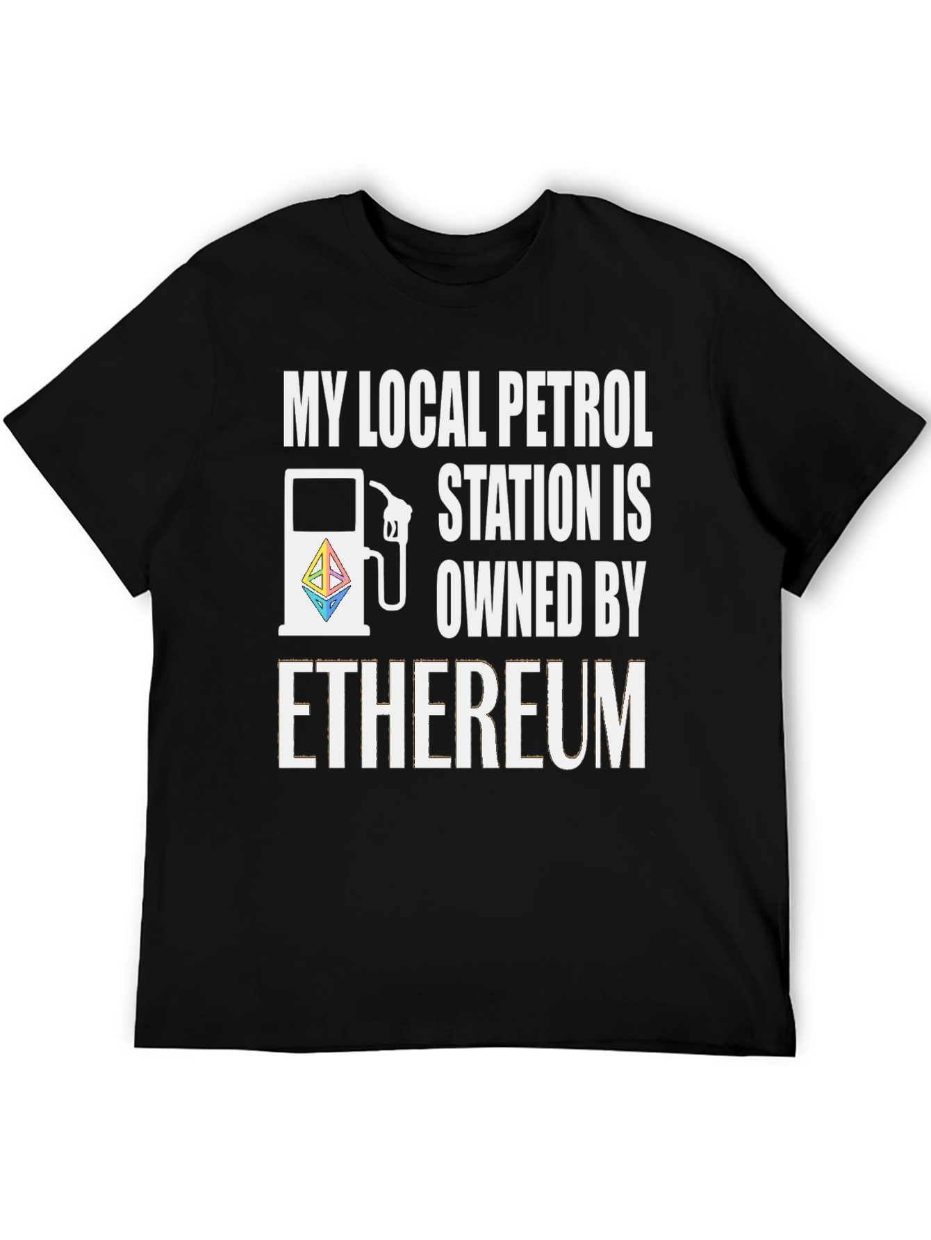 Ethereum Petrol Station T-Shirt - Crypto Fan Apparel