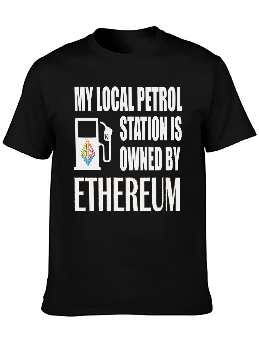 Ethereum Petrol Station T-Shirt - Crypto Fan Apparel