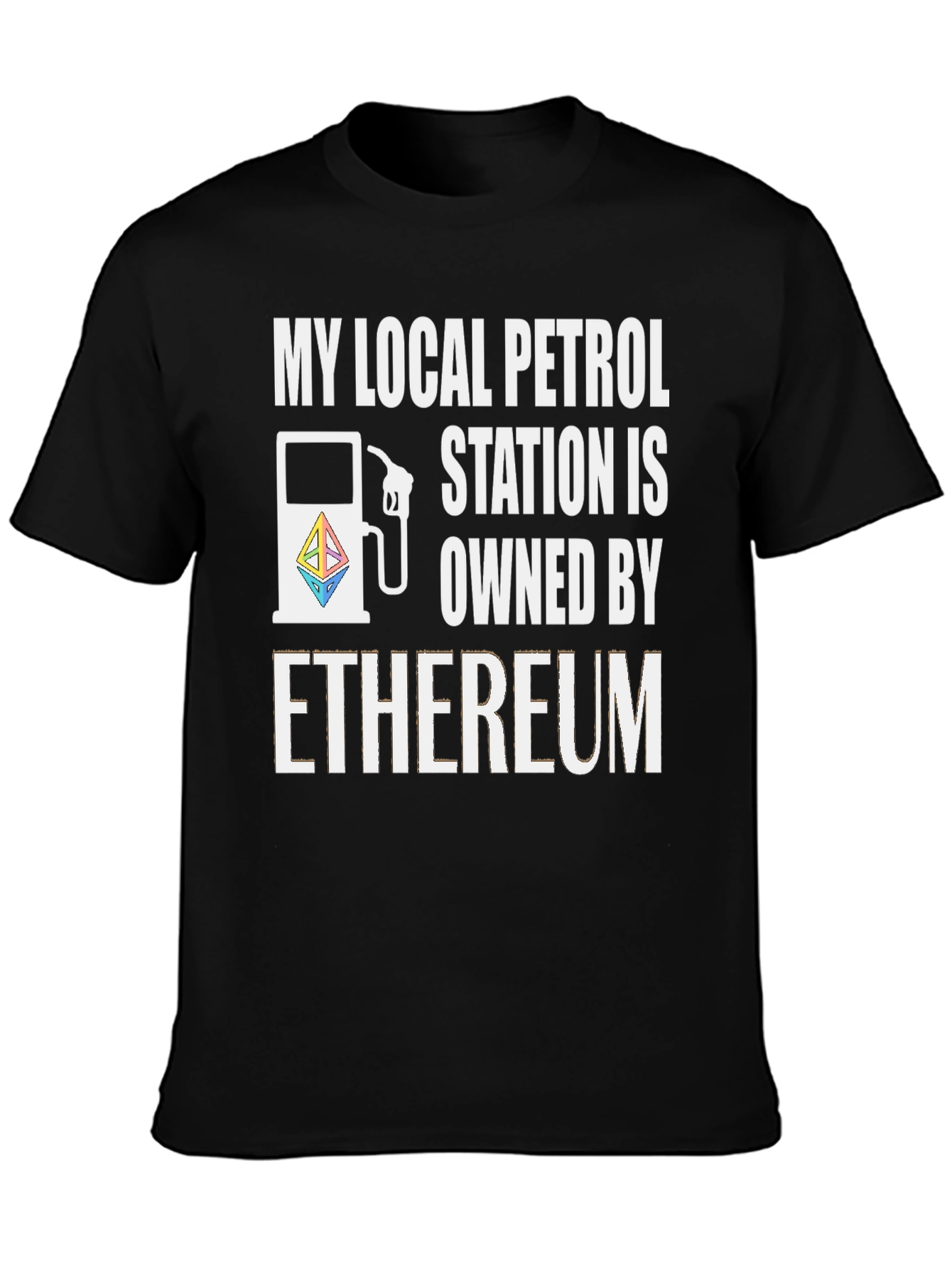 Ethereum Petrol Station T-Shirt - Crypto Fan Apparel