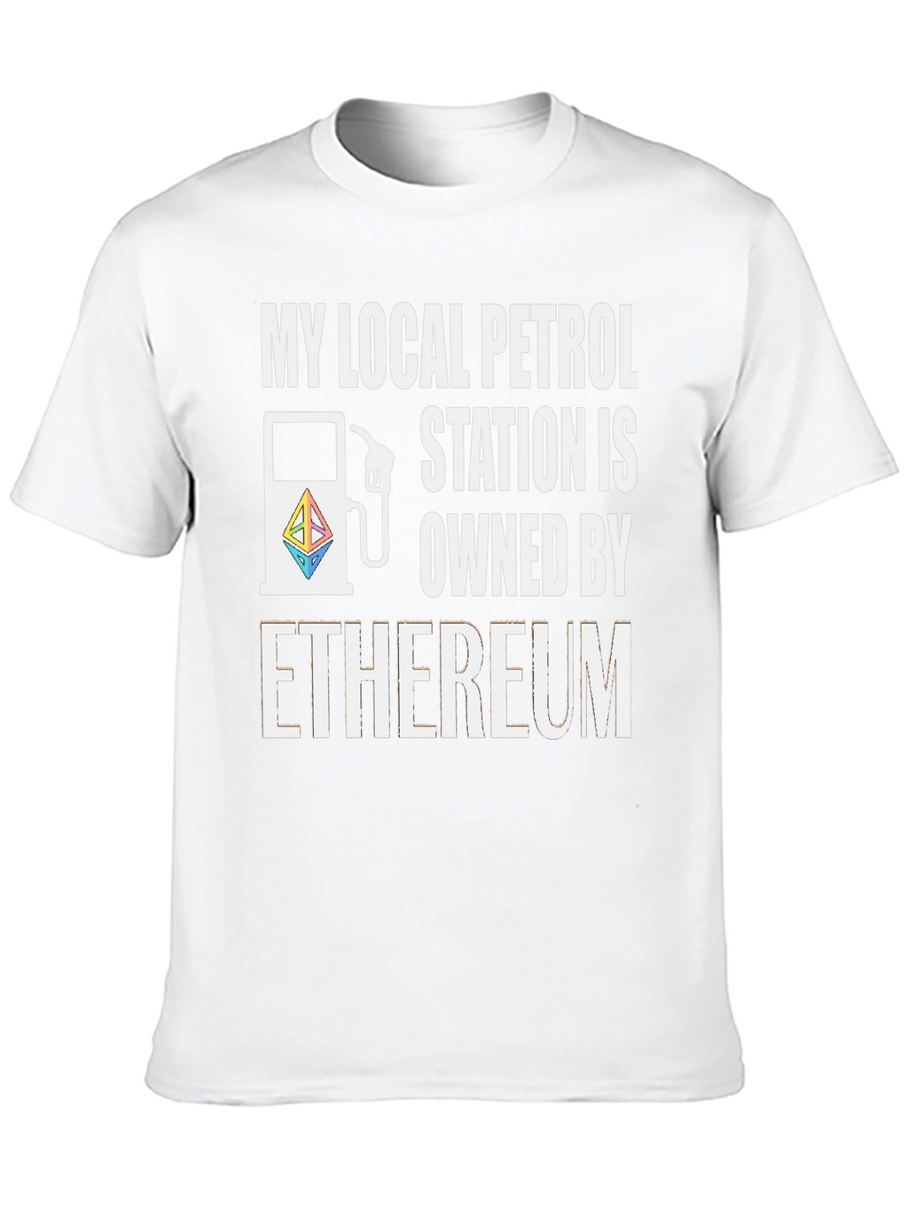 Ethereum Petrol Station T-Shirt - Crypto Fan Apparel