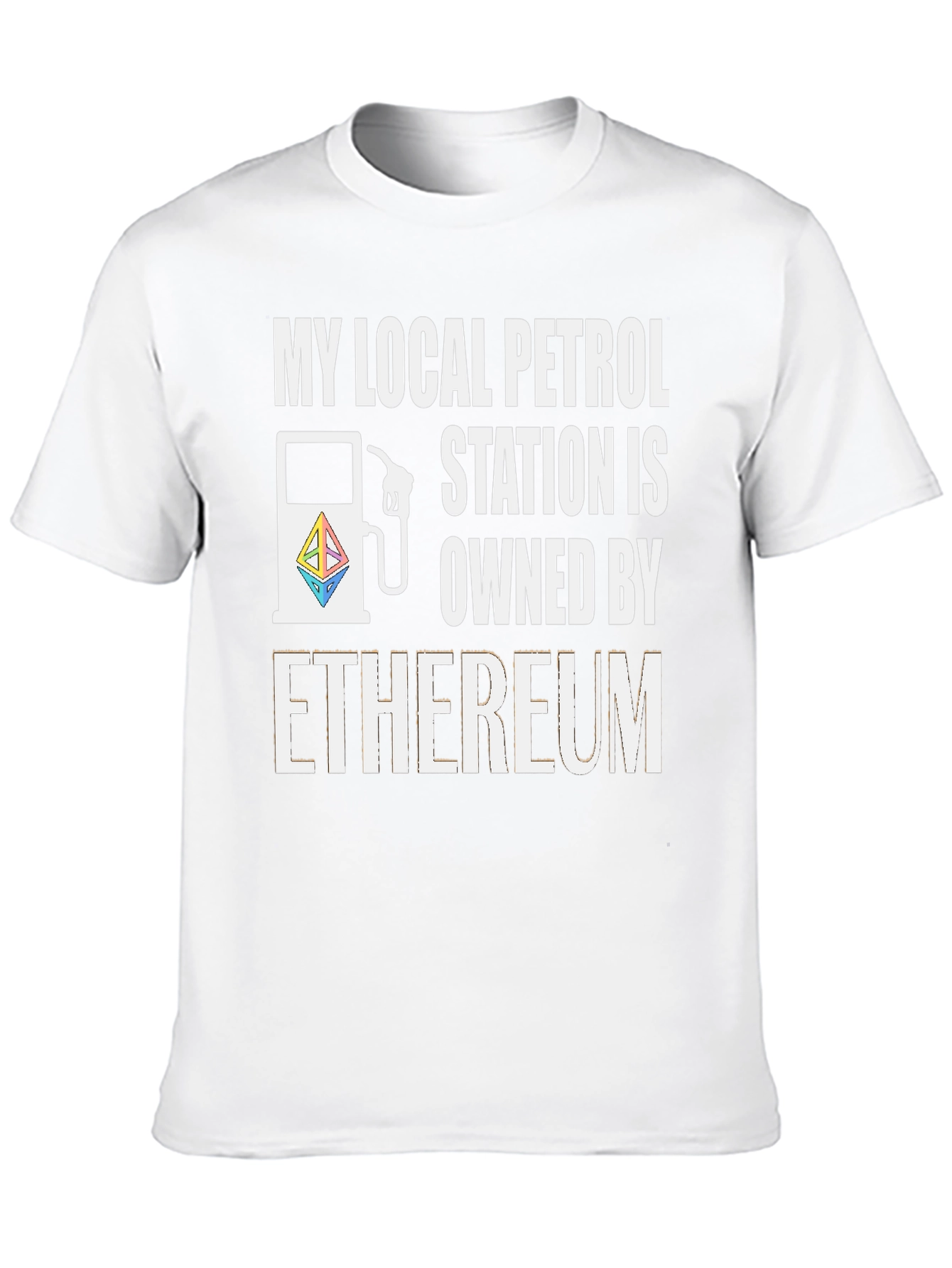 Ethereum Petrol Station T-Shirt - Crypto Fan Apparel