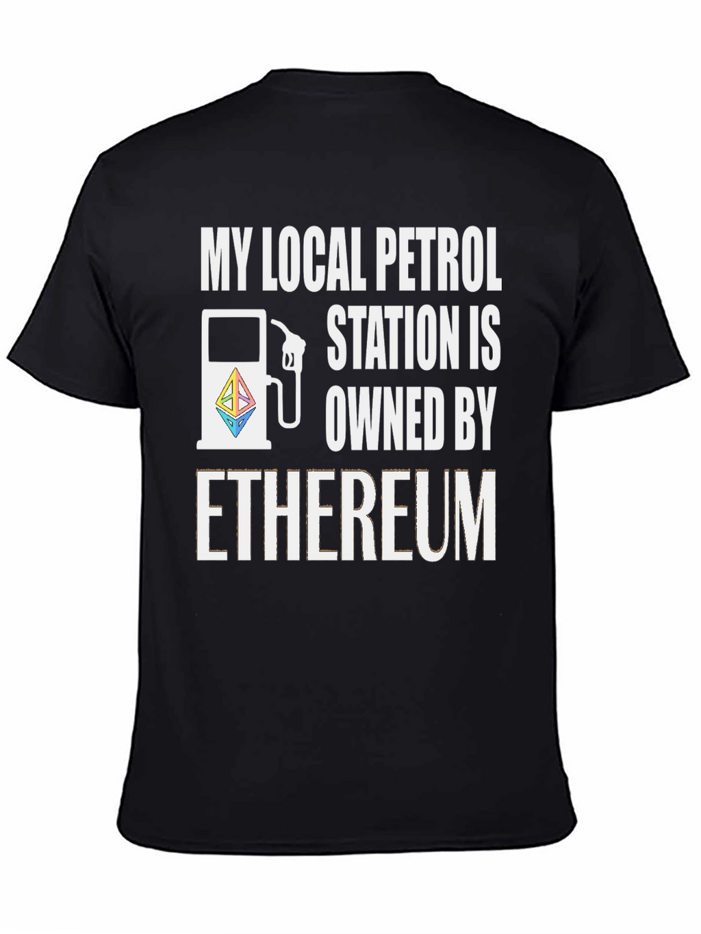 Ethereum Petrol Station T-Shirt - Crypto Fan Apparel