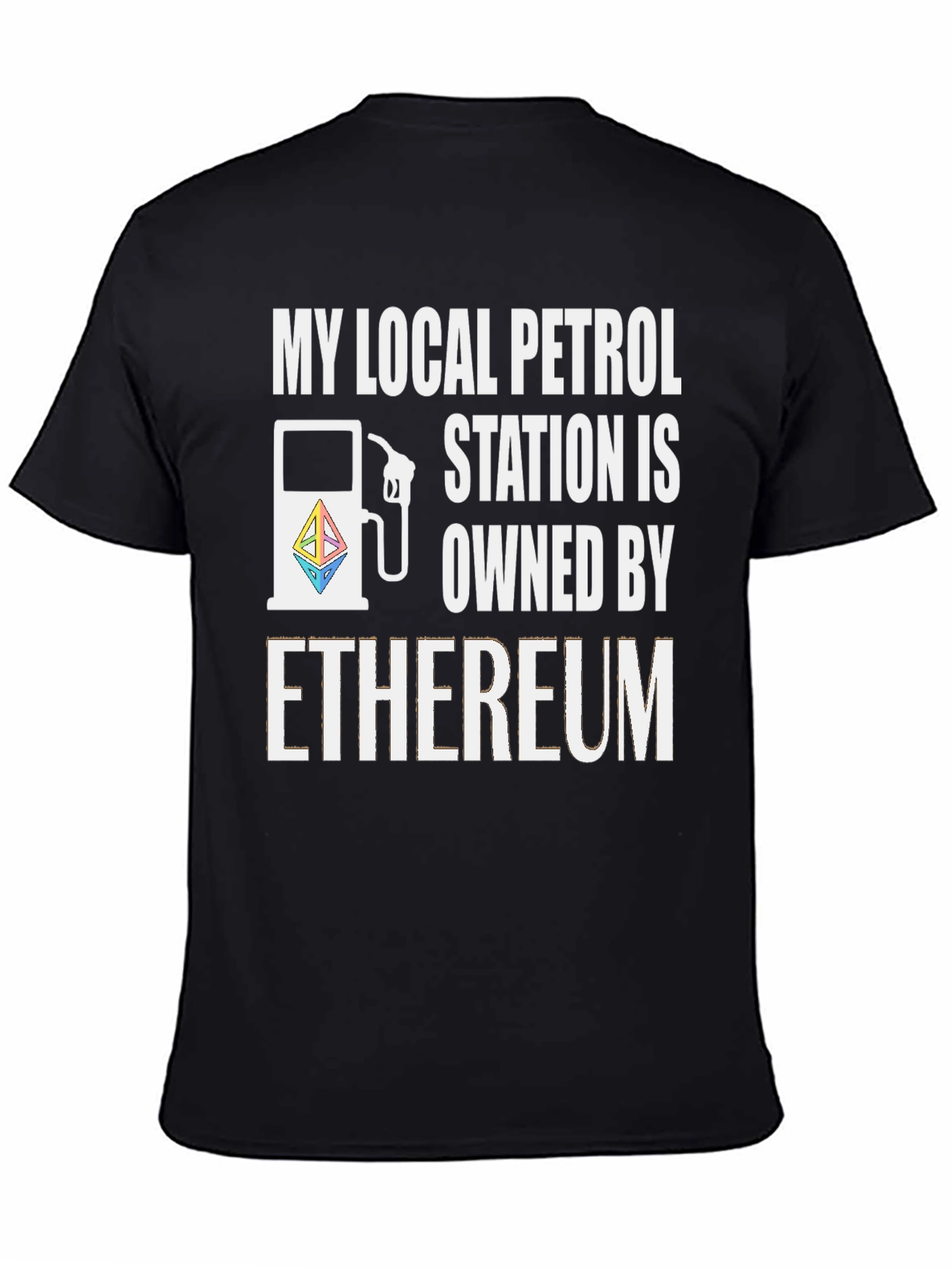 Ethereum Petrol Station T-Shirt - Crypto Fan Apparel