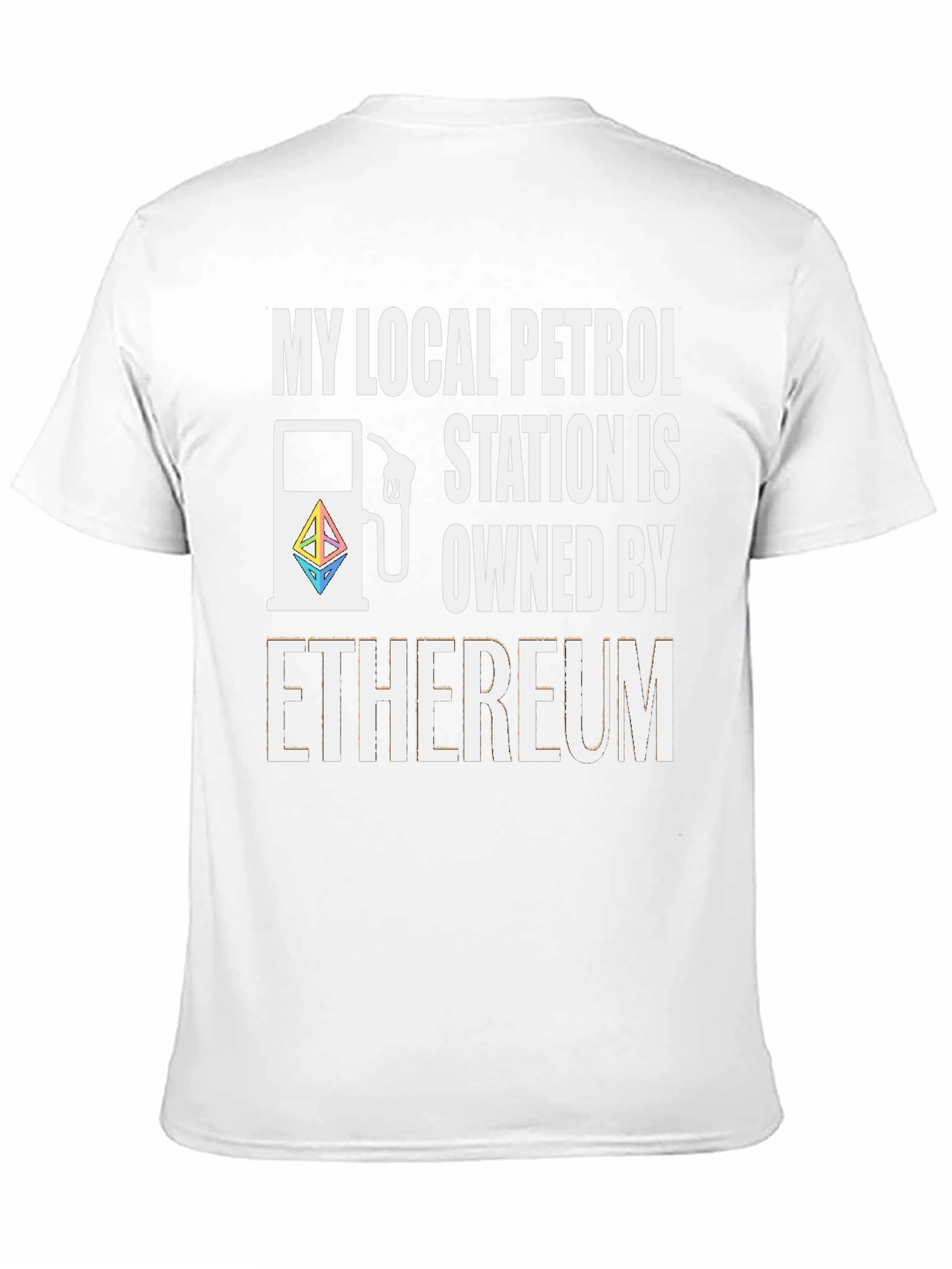 Ethereum Petrol Station T-Shirt - Crypto Fan Apparel