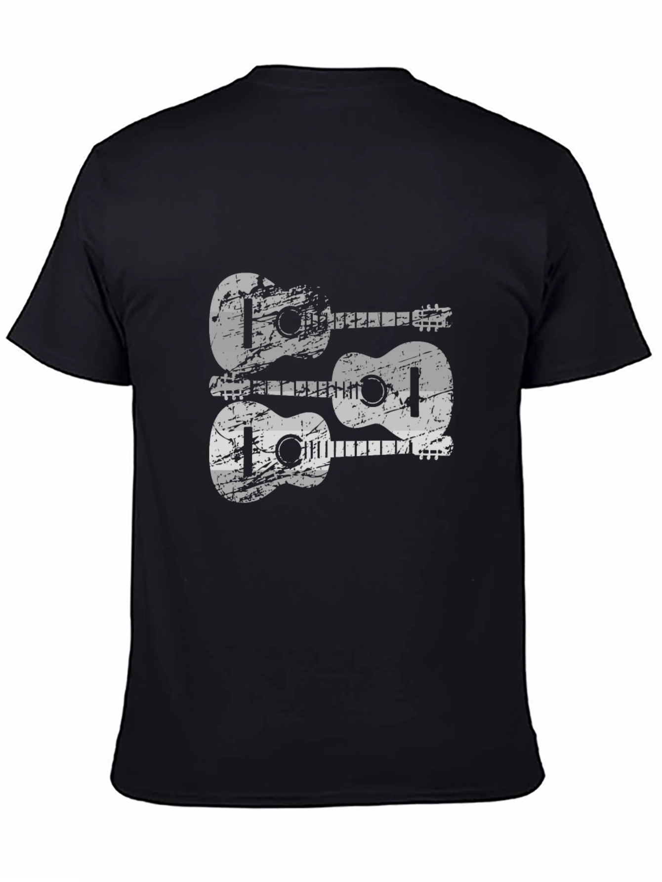 Cool Guitar Tee - Black Cotton T-Shirt for Musicians