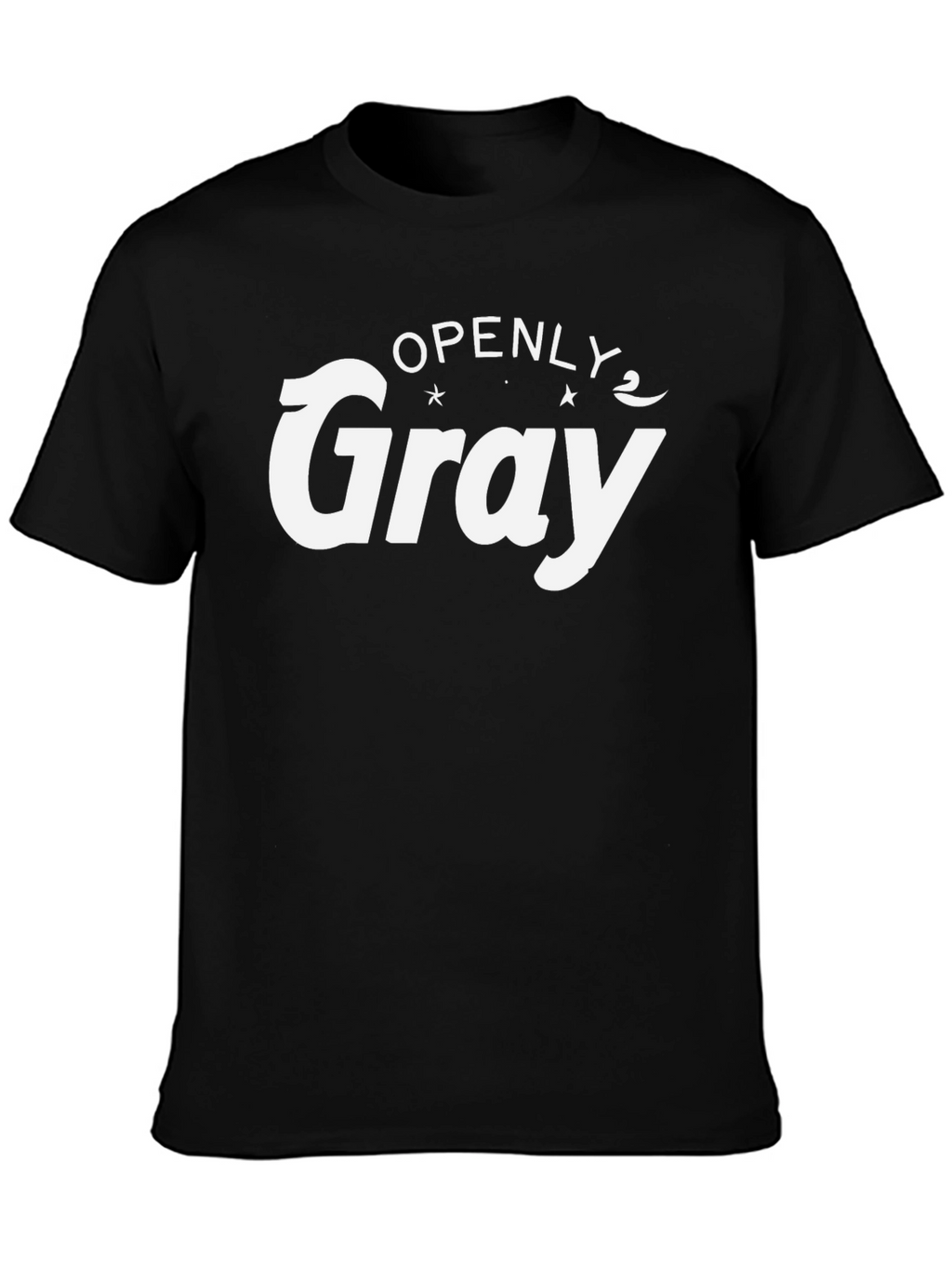 Openly Gray T-Shirt - Modern Graphic Tee