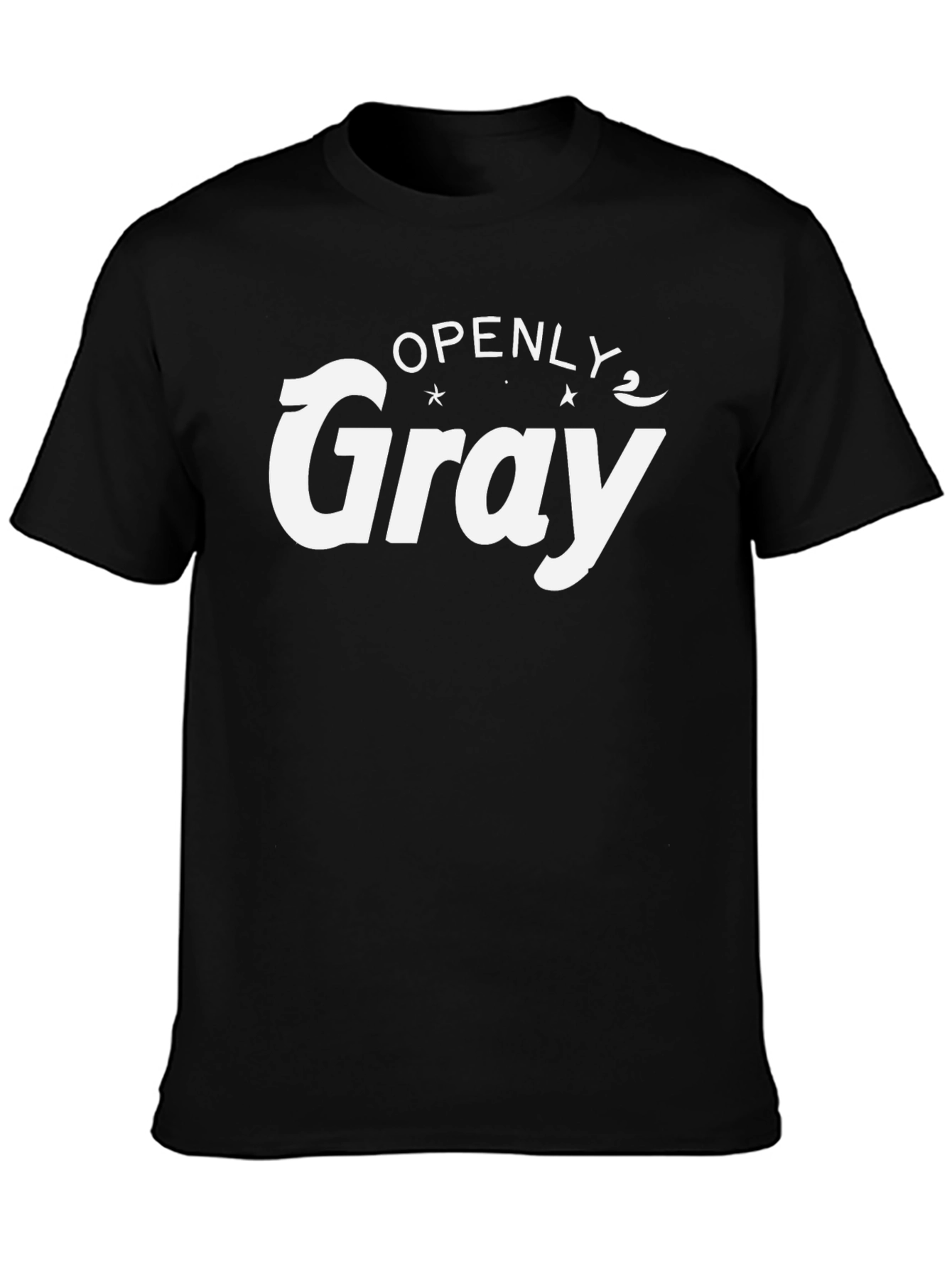Openly Gray T-Shirt - Modern Graphic Tee